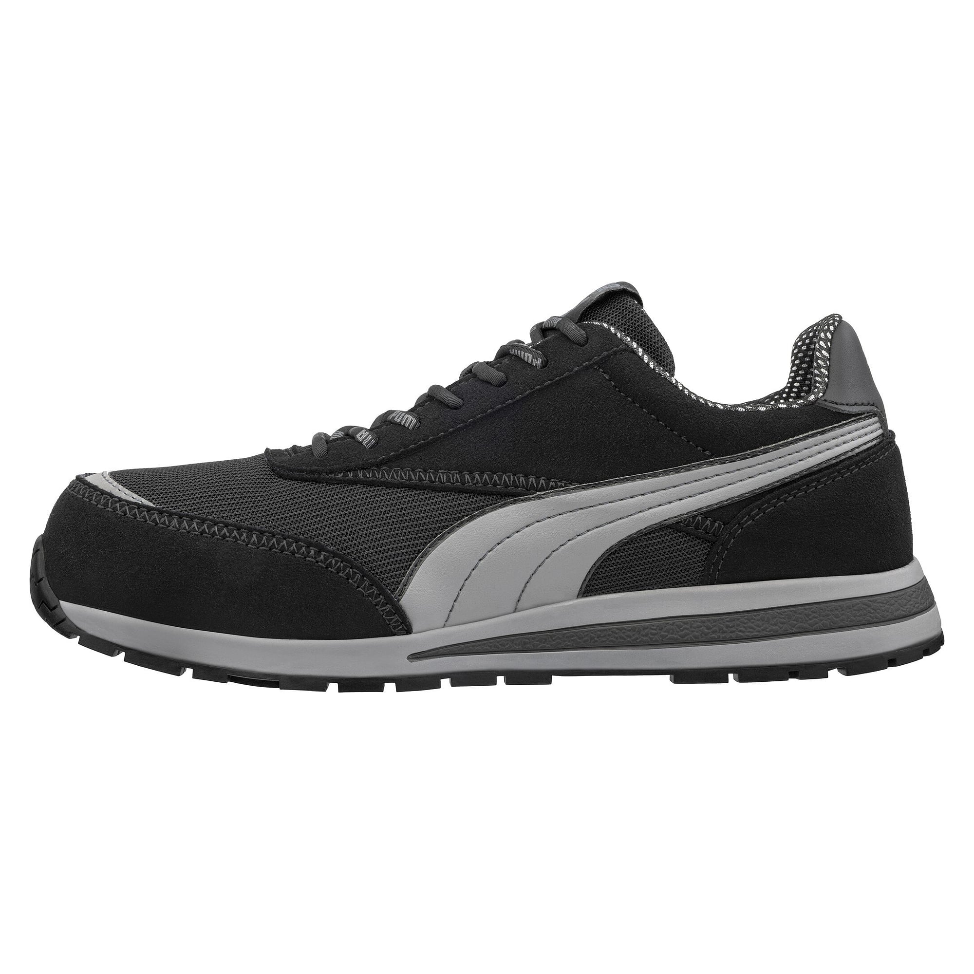 ESD safety low shoe RIDER BLK LOW S1PS, mesh and microfibre, black - PUMA Safety 644700200