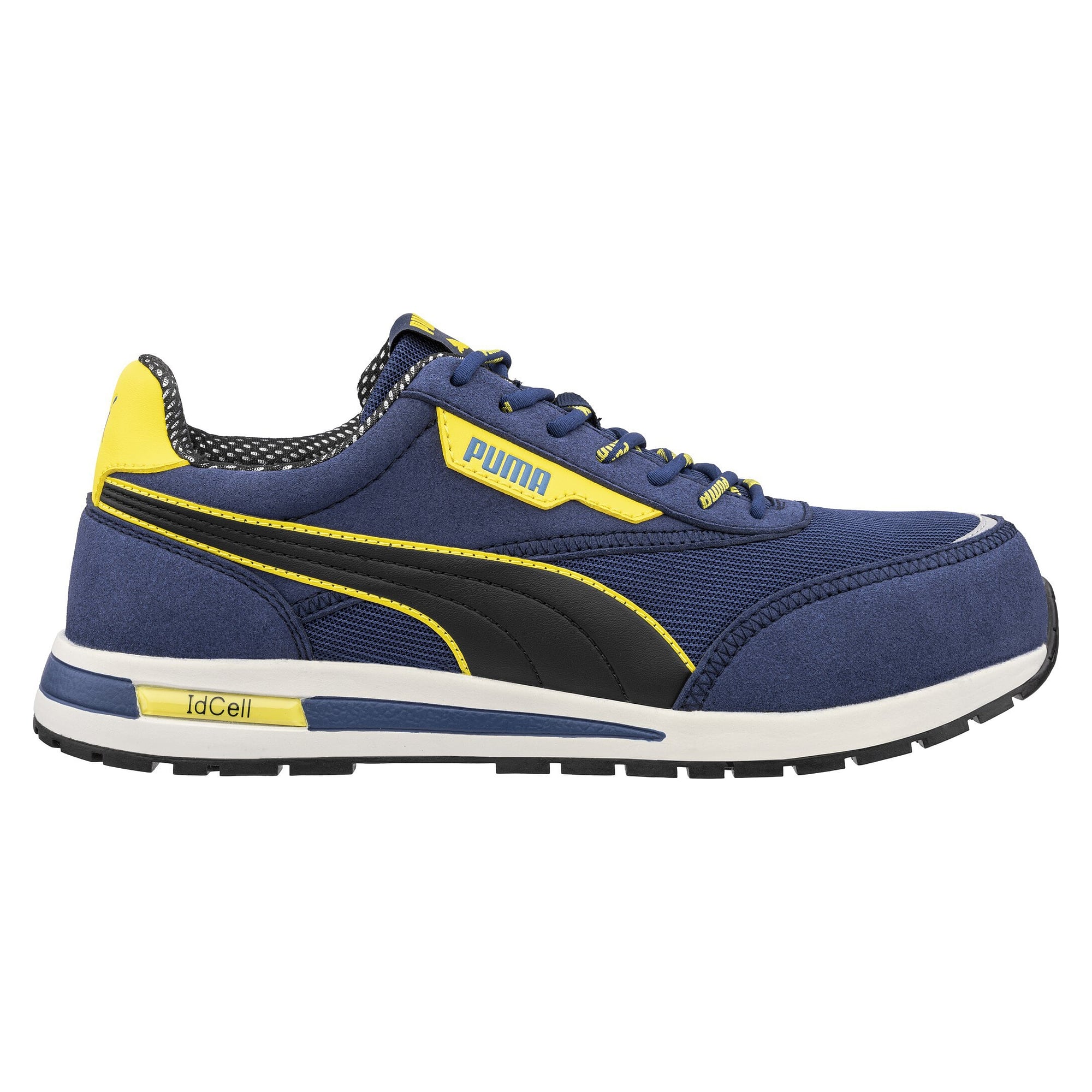 Sicherheitshalbschuh SB RIDER BLUE LOW, metallfrei, Mesh und Mikrofaser, Fiberglaskappe, blau - PUMA Safety 644710300