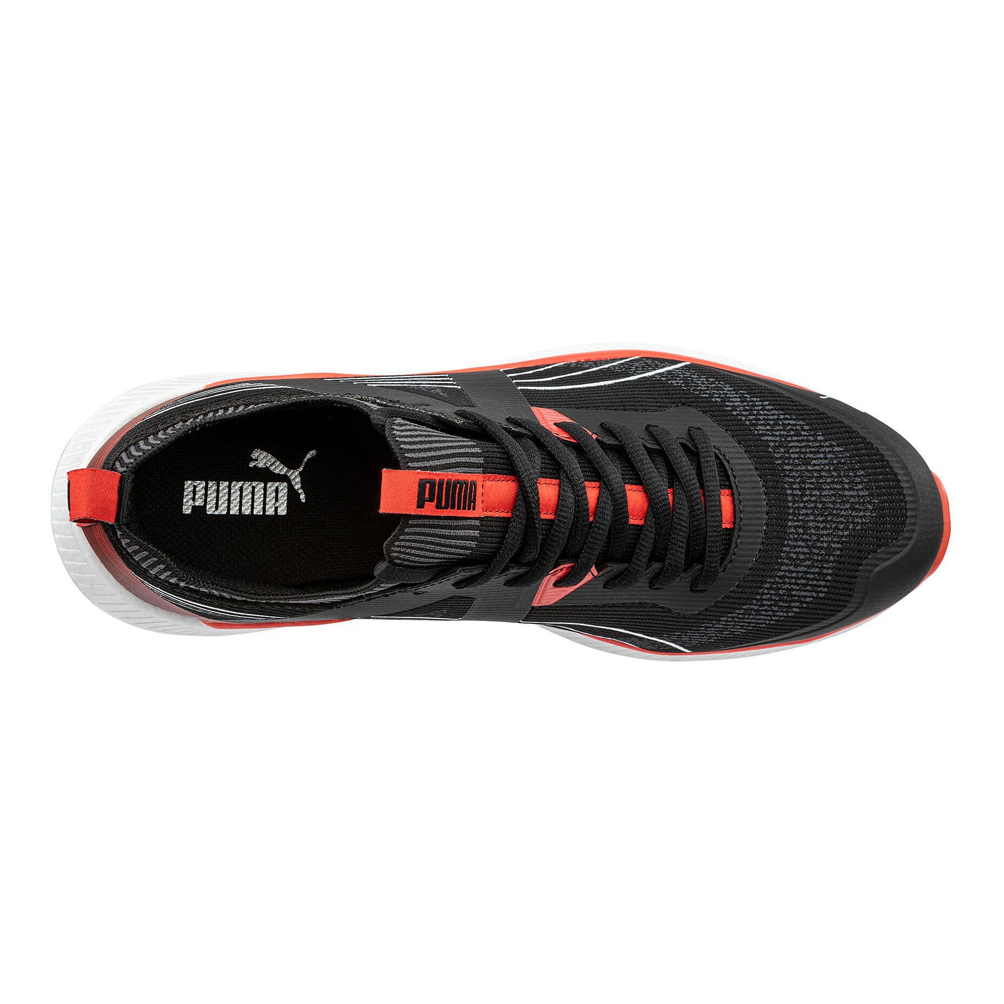 ESD-Sicherheitshalbschuh TURBO LOW S1PS, metallfrei, HRO-Sohle, schwarz-rot - PUMA Safety 645020210