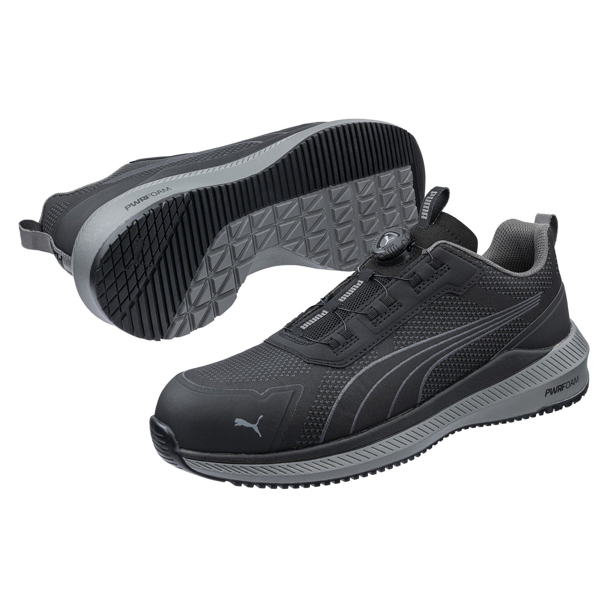ESD-Sicherheitshalbschuh SLIDE BLACK DISC LOW S1PS, metallfrei, HRO-Sohle - PUMA Safety 645141200