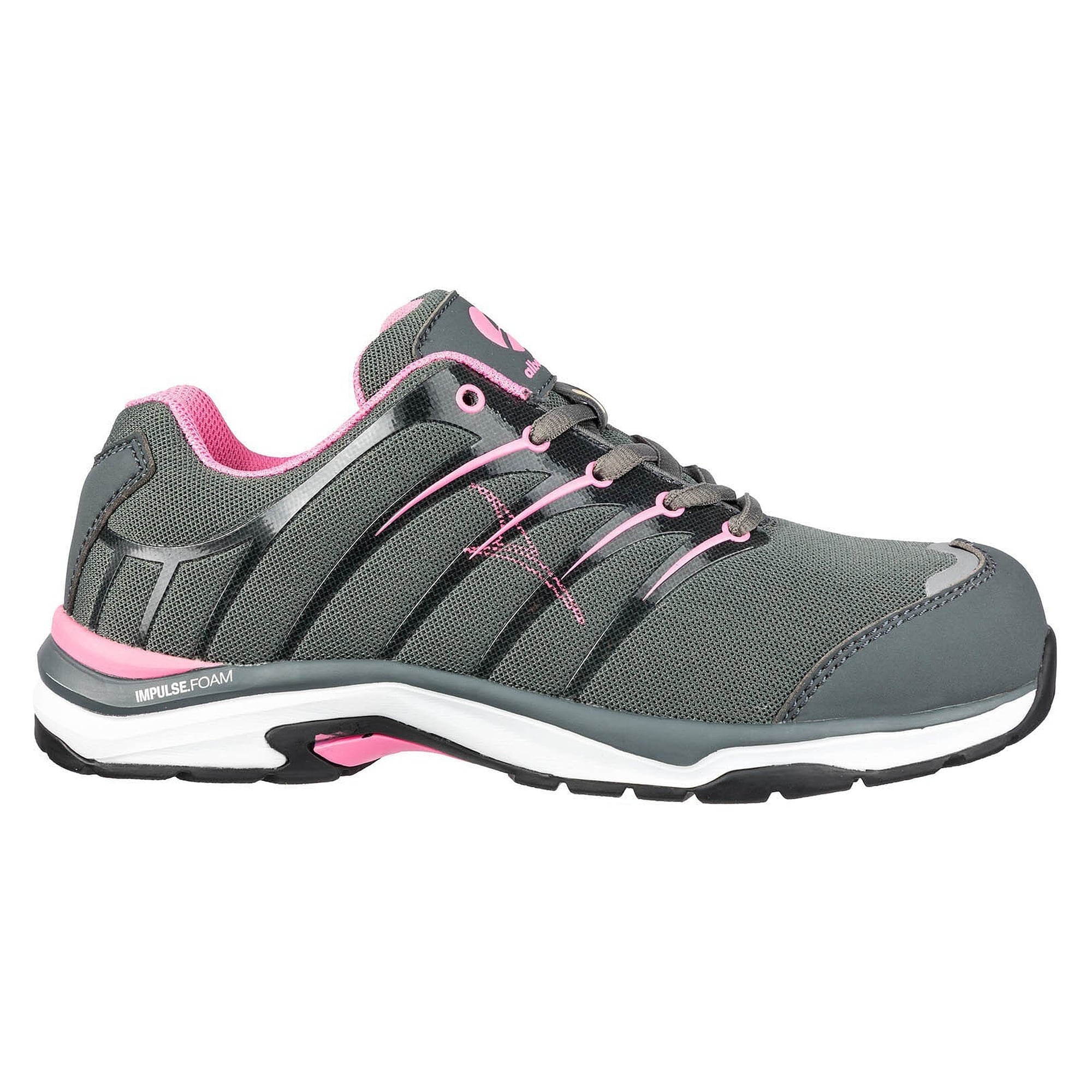 Chaussure de sécurité ESD femme S1P TWIST PINK WNS LOW, semelle HRO 300 °C, gris - PUMA Safety 645200804