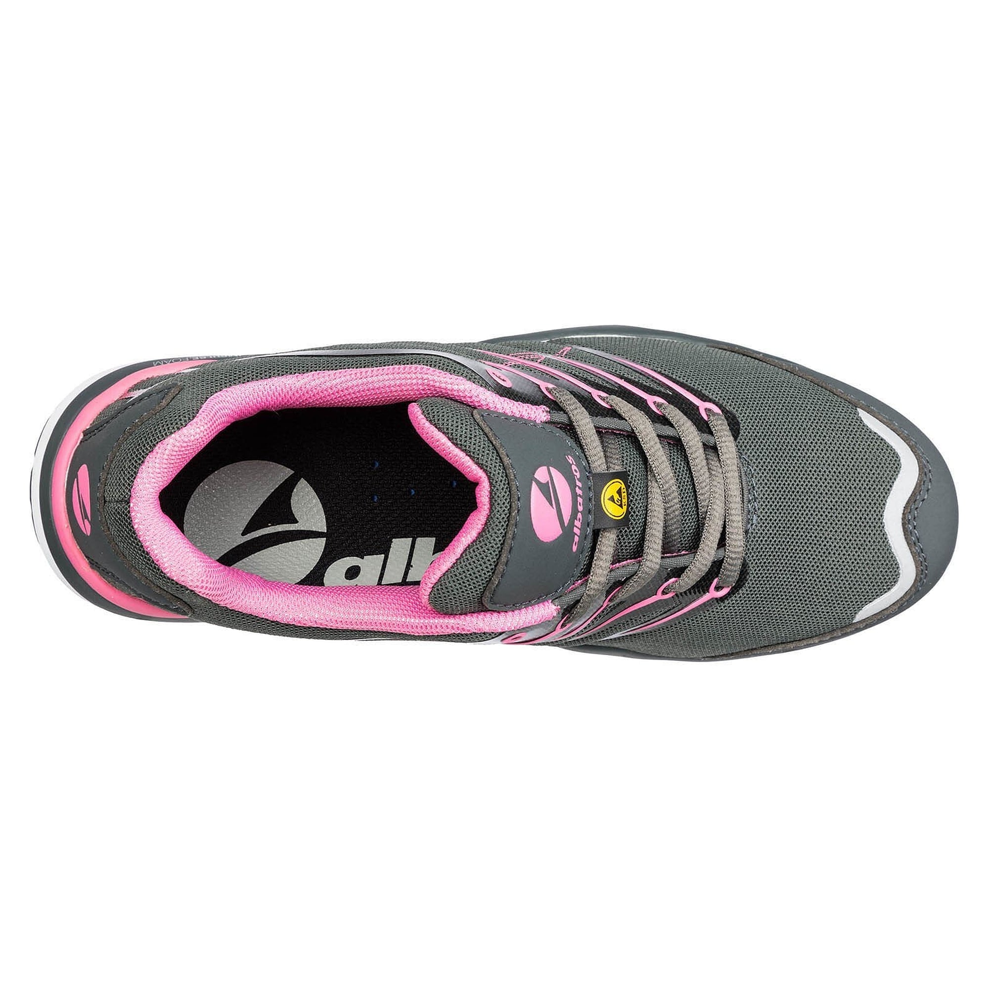Chaussure de sécurité ESD femme S1P TWIST PINK WNS LOW, semelle HRO 300 °C, gris - PUMA Safety 645200804