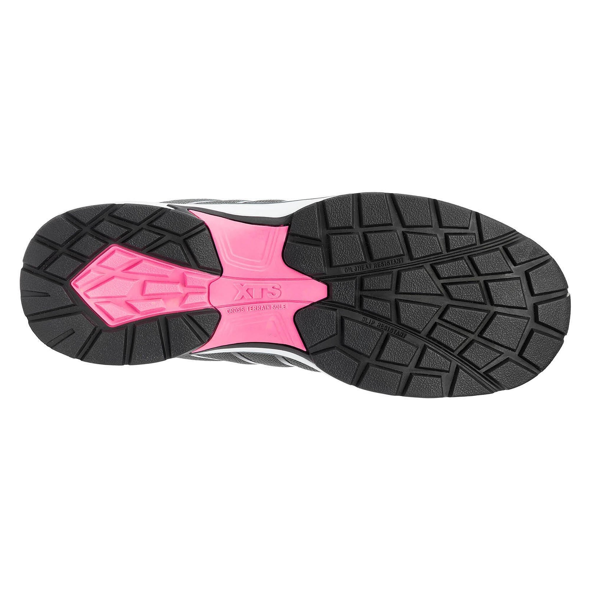 Chaussure de sécurité ESD femme S1P TWIST PINK WNS LOW, semelle HRO 300 °C, gris - PUMA Safety 645200804