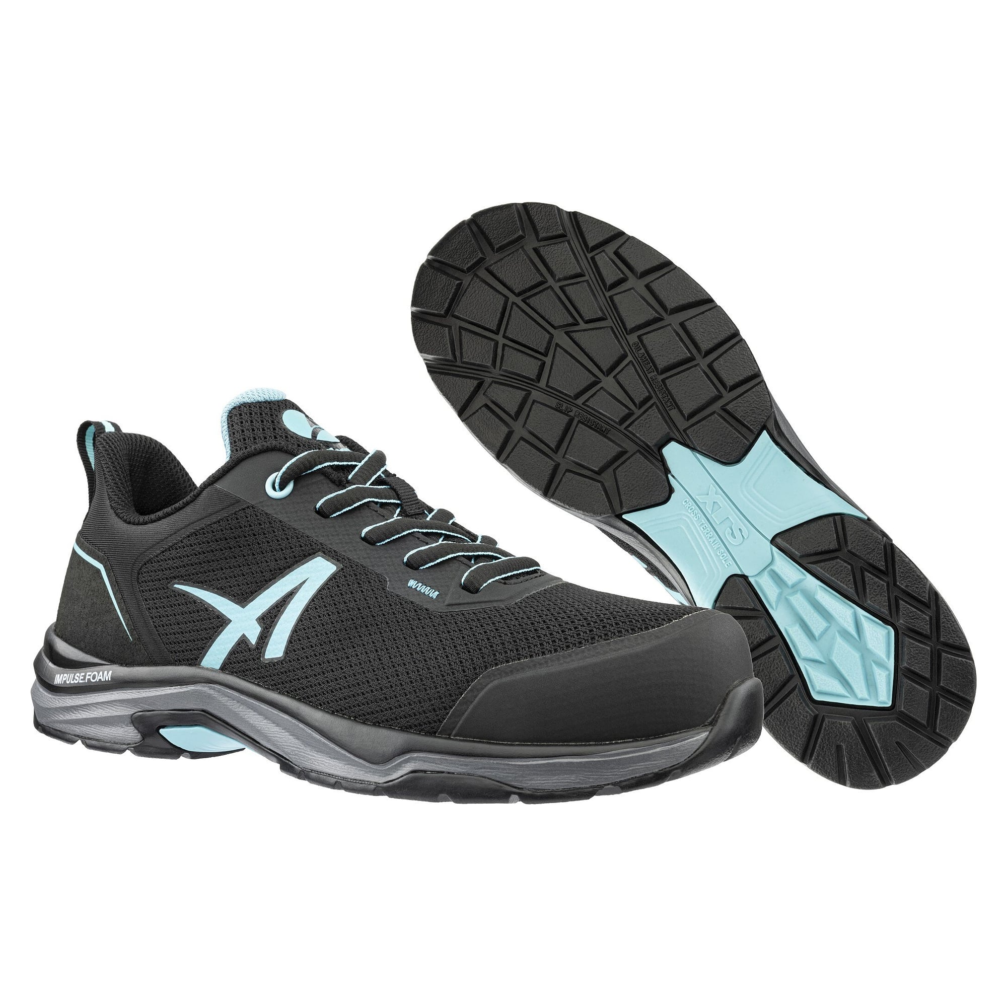 ESD-Damen-Sicherheitshalbschuh S1PS TWIST BLUE WNS LOW, XTS TRAIL Sohle bis 300 °C, blau - PUMA Safety 645240300