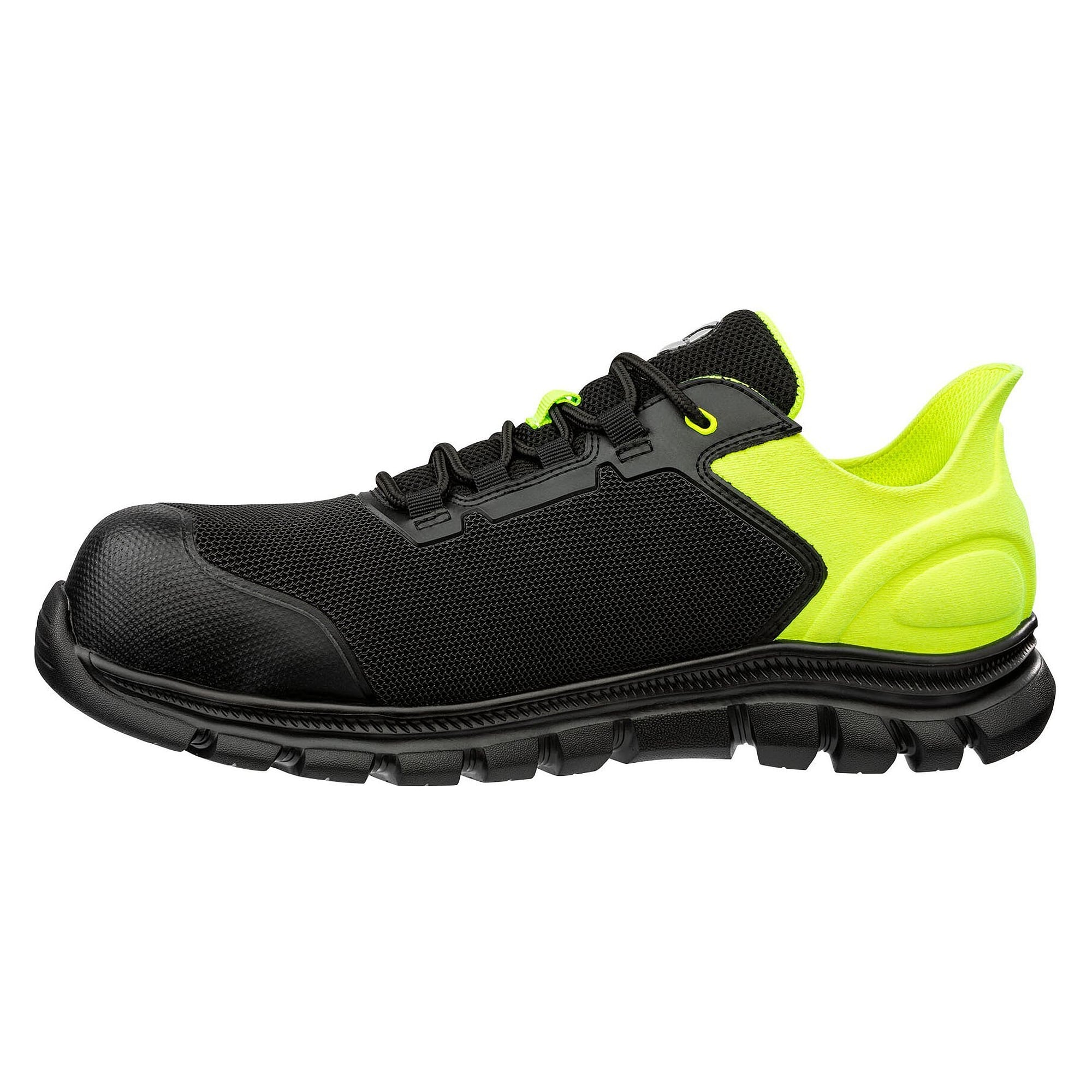 Chaussure de sécurité basse légère S1PS OCTANE YELLOW LOW, XPR.FOAM, sans métal, vegan, noir-citron vert - PUMA Safety 647200264