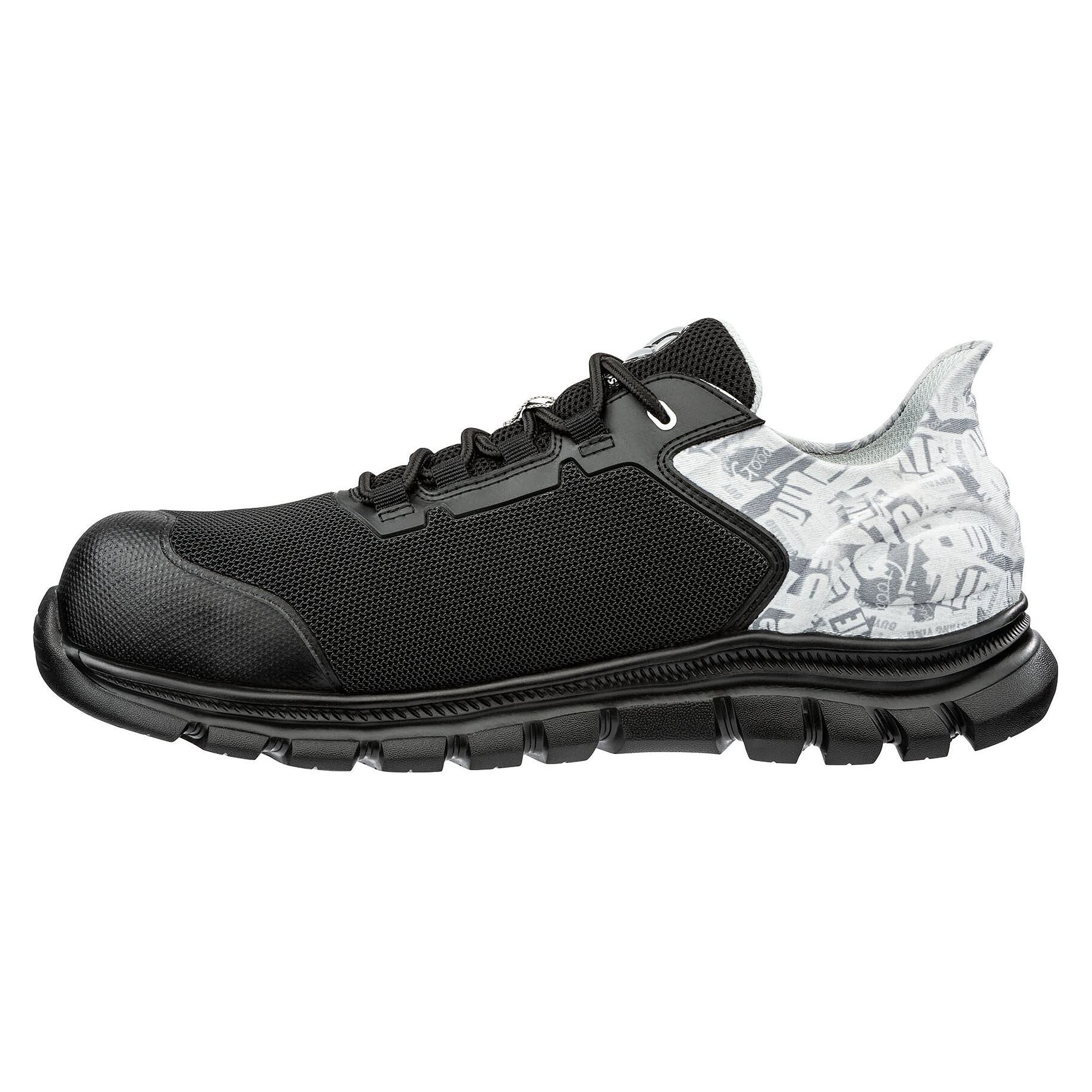 Leichter Sicherheitshalbschuh S1PS OCTANE GREY LOW, XPR.FOAM, metallfrei, vegan, schwarz-grau - PUMA Safety 647210202
