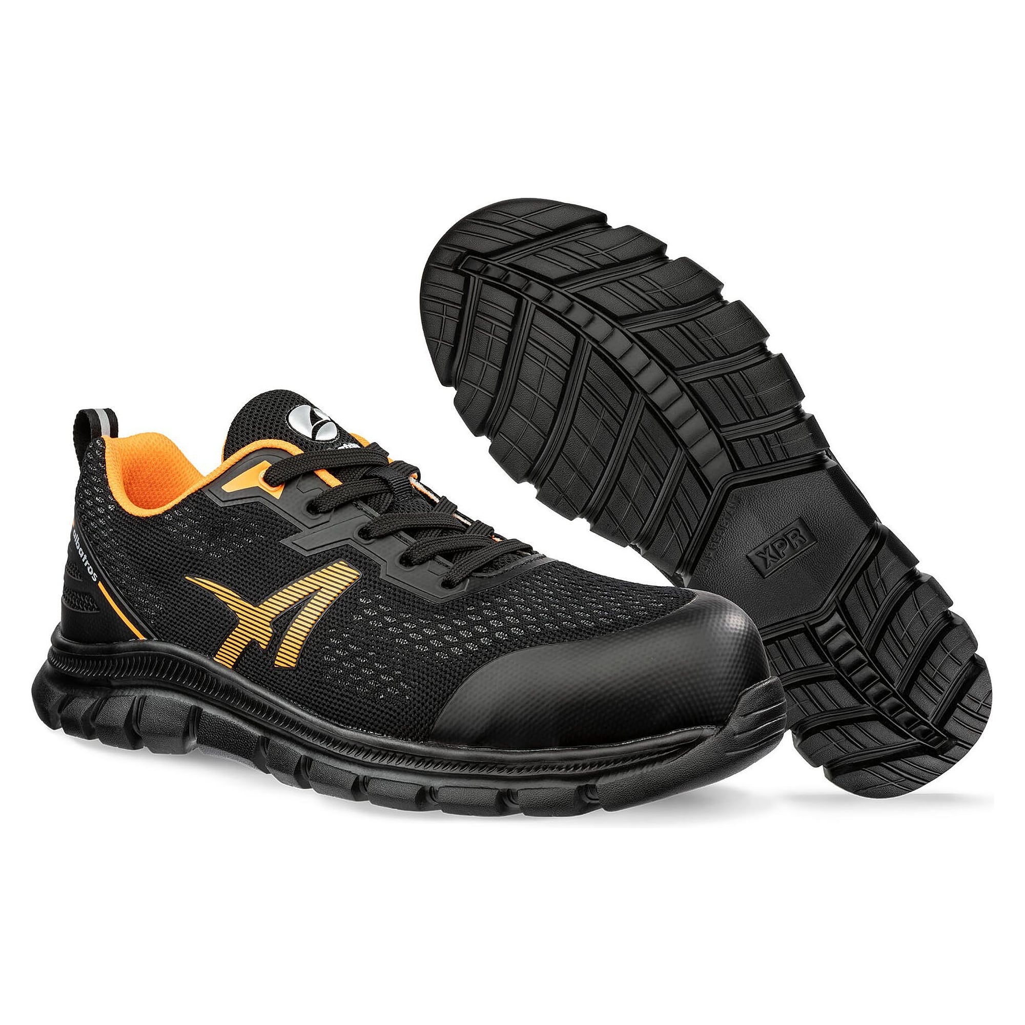 Leichter Sicherheitshalbschuh S1PS LEVITATE ORANGE LOW, XPR.FOAM, metallfrei, vegan, grau-orange - PUMA Safety 647230821