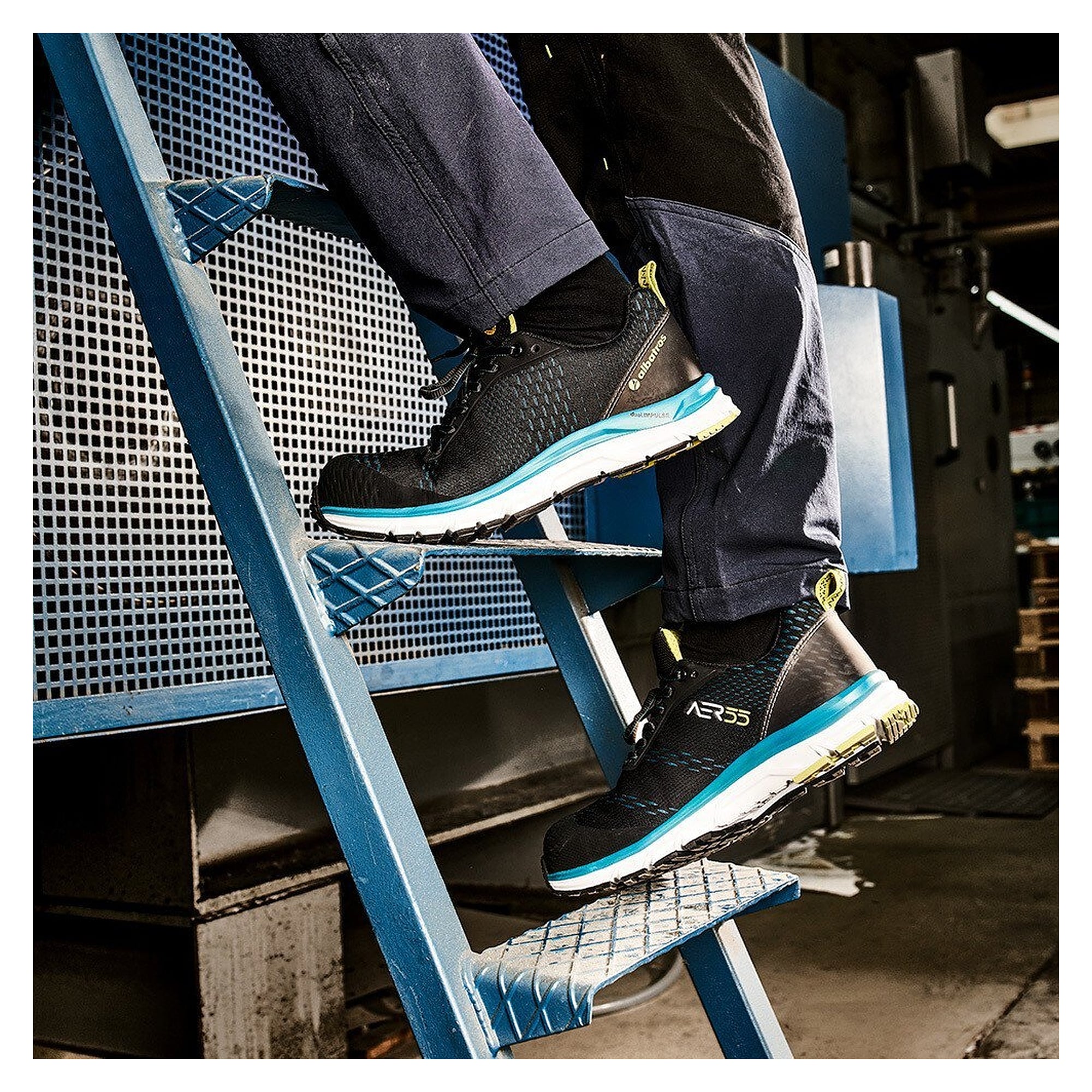 ESD-Sicherheitshalbschuh S1P AER55 IMPULSE LOW, FITFRAME, IMPULSE.FOAM, schwarz - PUMA Safety 647500241