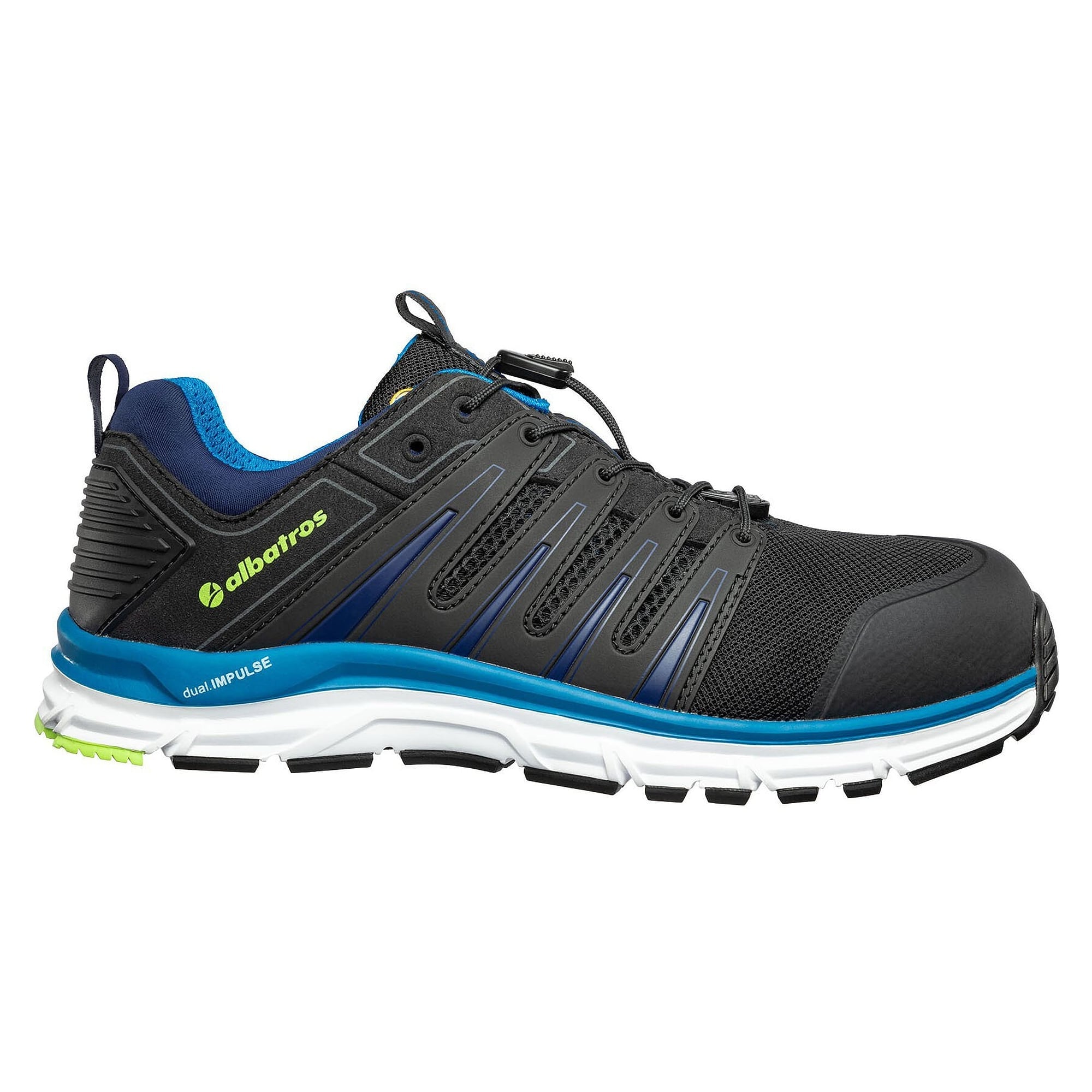 ESD-Sicherheitshalbschuh S1P BREEZE IMPULSE LOW, Sandwich-Mesh, IMPULSE.FOAM, schwarz - PUMA Safety 647520241