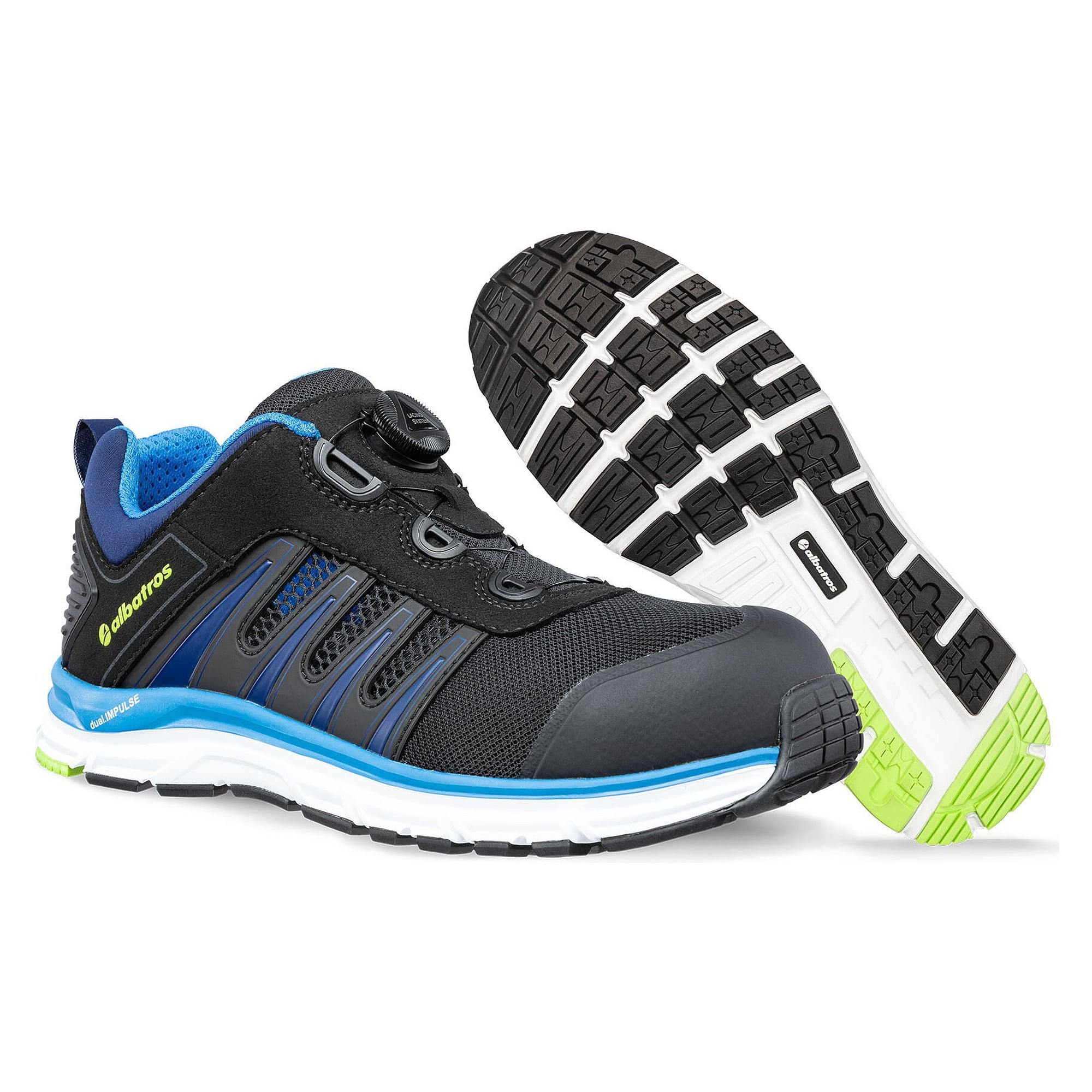 ESD-Sicherheitshalbschuh S1P BREEZE QL IMPULSE LOW, IMPULSE.FOAM, comfit AIR, schwarz - PUMA Safety 647528241