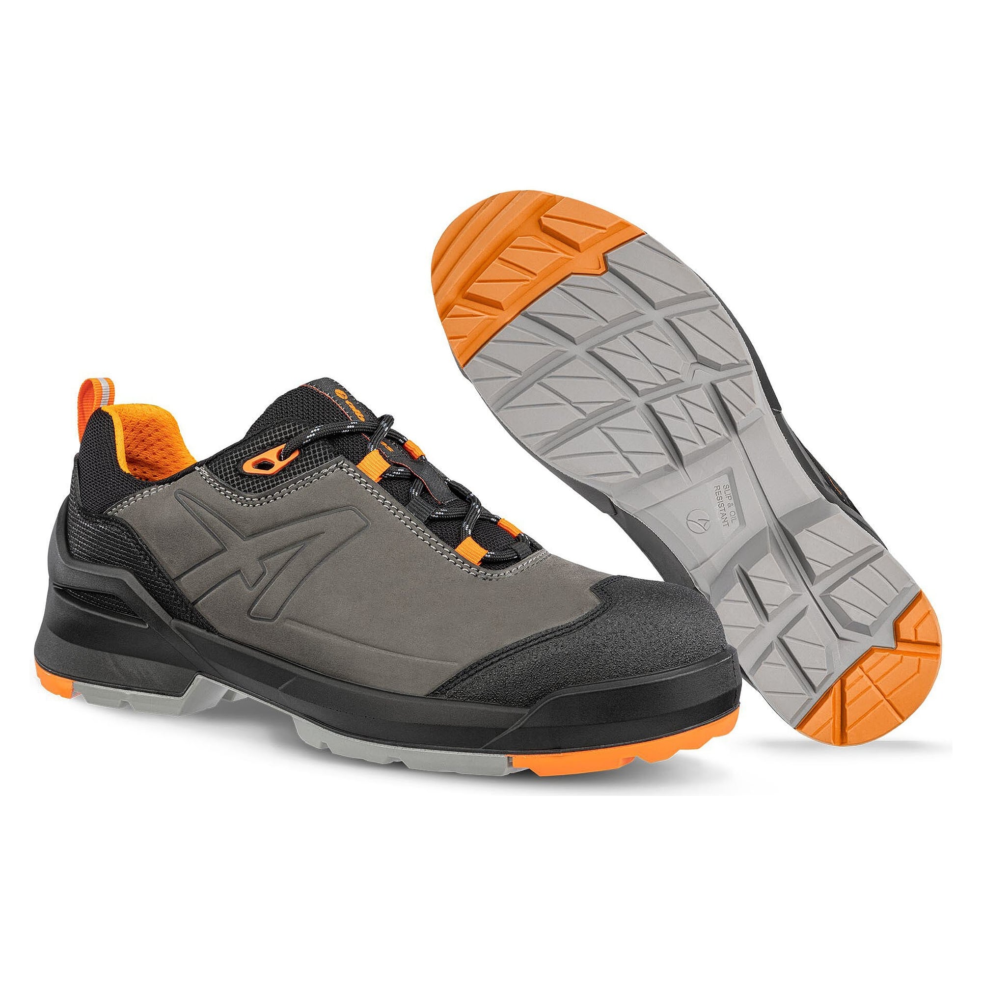Chaussure de sécurité basse ESD S3 TARAVAL GREY LOW, microfibre, sans métal, vegan, gris - PUMA Safety 648020821