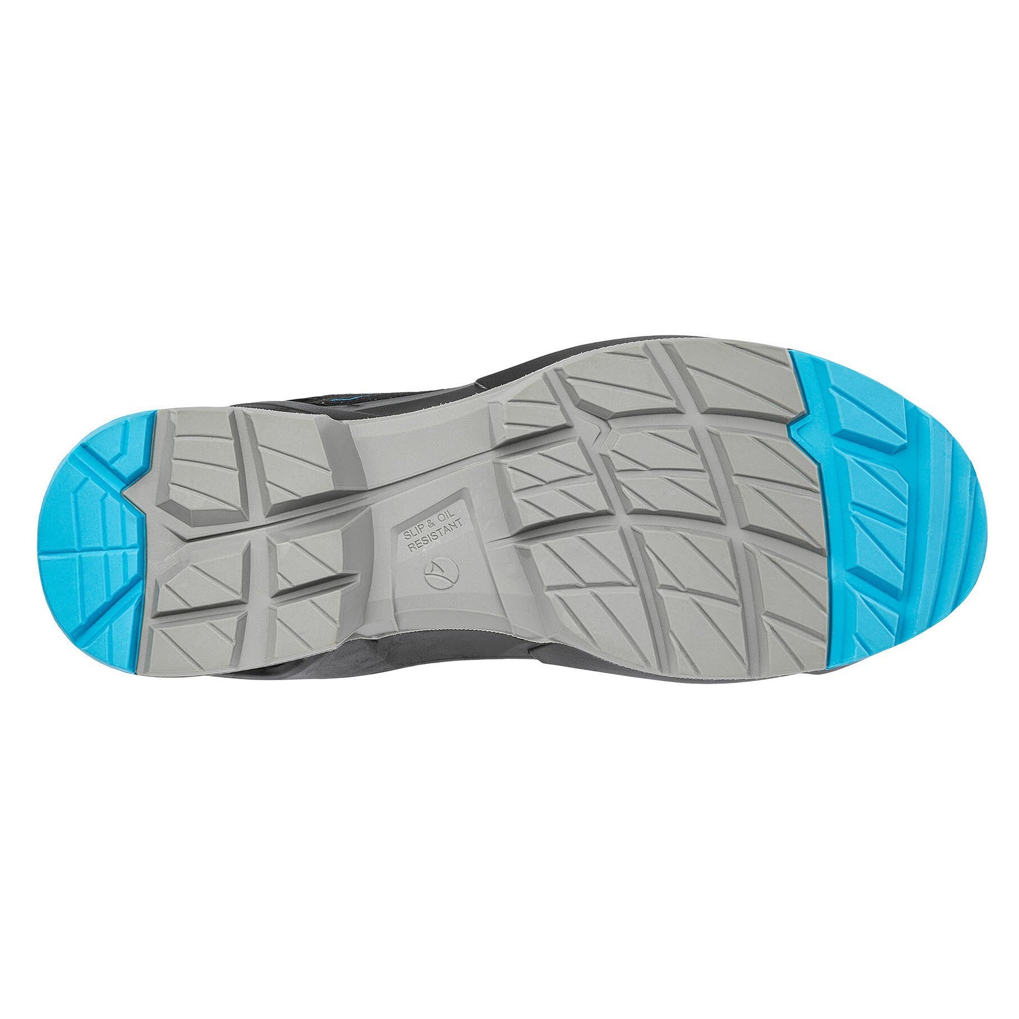 Sandale de sécurité ESD S1 FORGE AIR BLACK/BLUE LOW, vegan, sans métal, noir - PUMA Safety 648060241