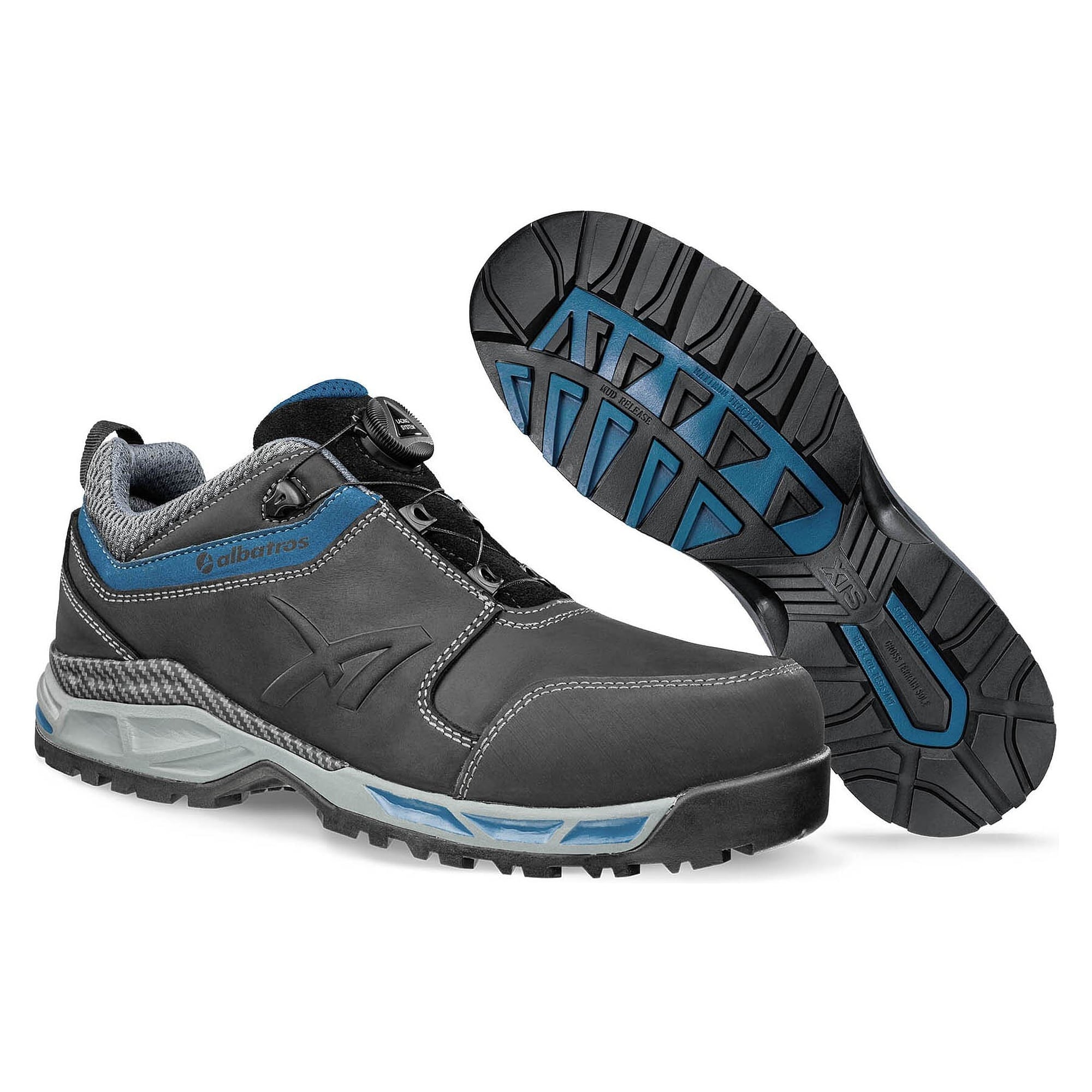 ESD-Sicherheitshalbschuh S3 TOFANE QL CTX LOW, Vollrindleder, QUICK LOCK, schwarz - PUMA Safety 648510256