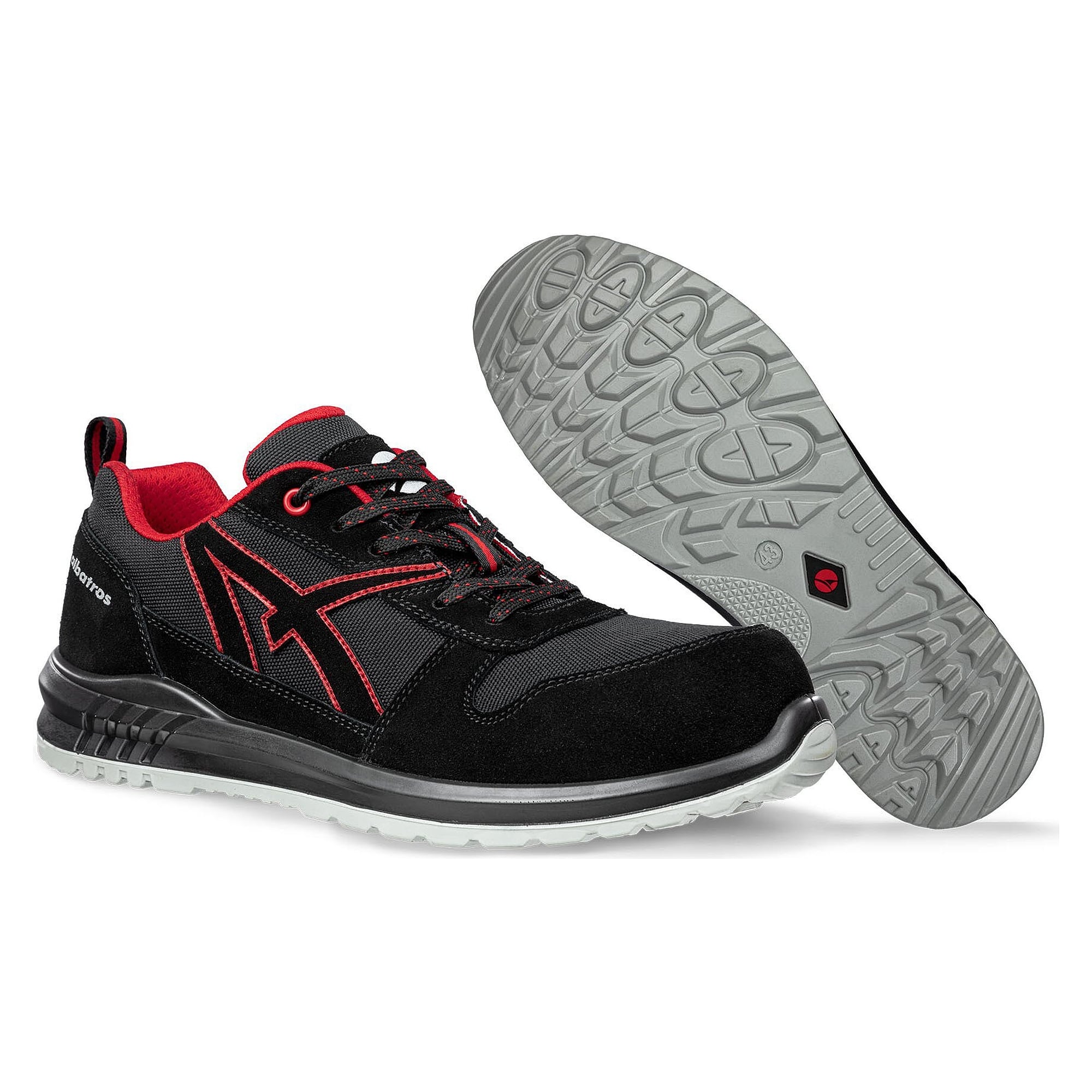 Chaussure de sécurité basse S3 CLIFTON LOW, velours et textile, sans métal, semelle PU bi-densité, noir - PUMA Safety 648700210