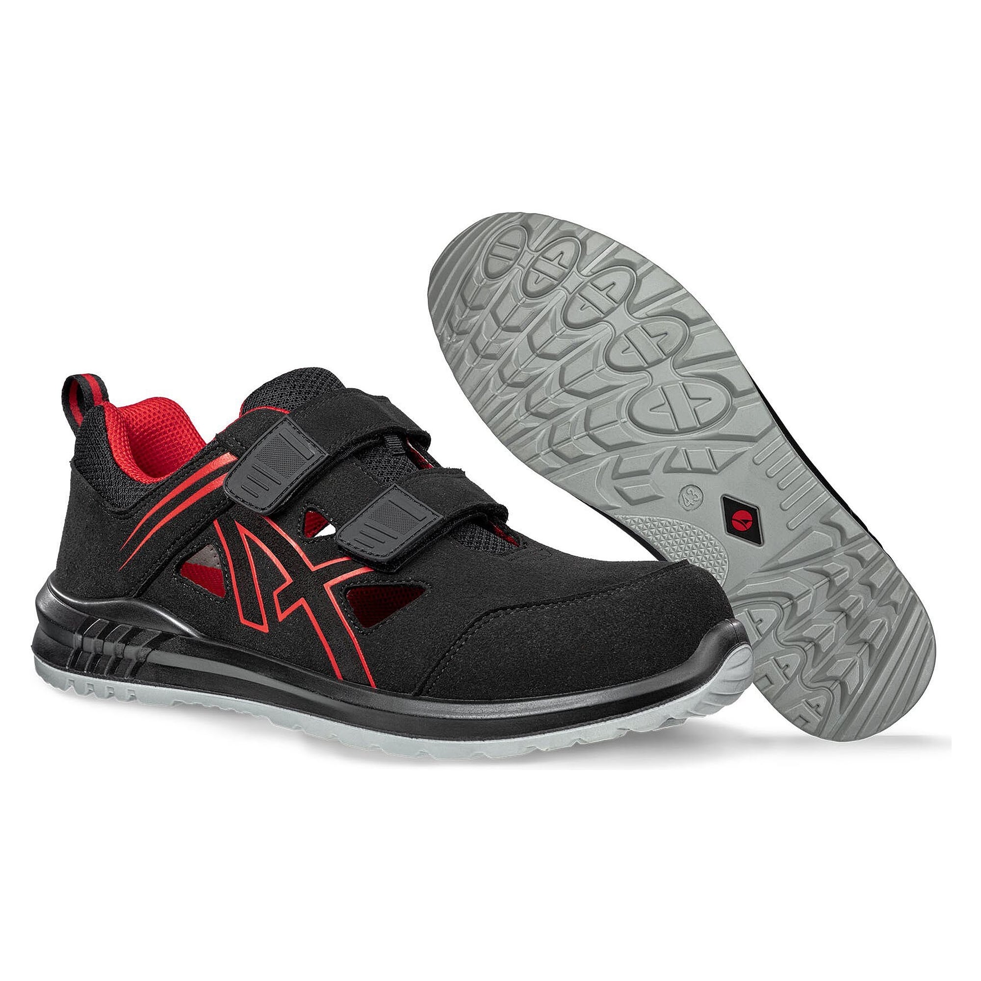 ESD-Sicherheitsschuh S1 CLIFTON AIR LOW, Klettverschluss, metallfrei, Mikrofaser/Mesh, schwarz - PUMA Safety 648780200