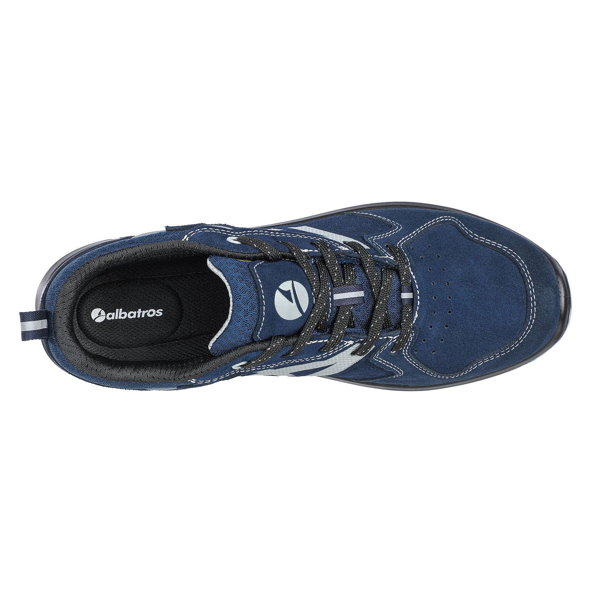 Chaussure de sécurité basse ESD S1P TWISTER LOW, cuir velours, sans métal, embout fibre de verre, bleu - PUMA Safety 648800300