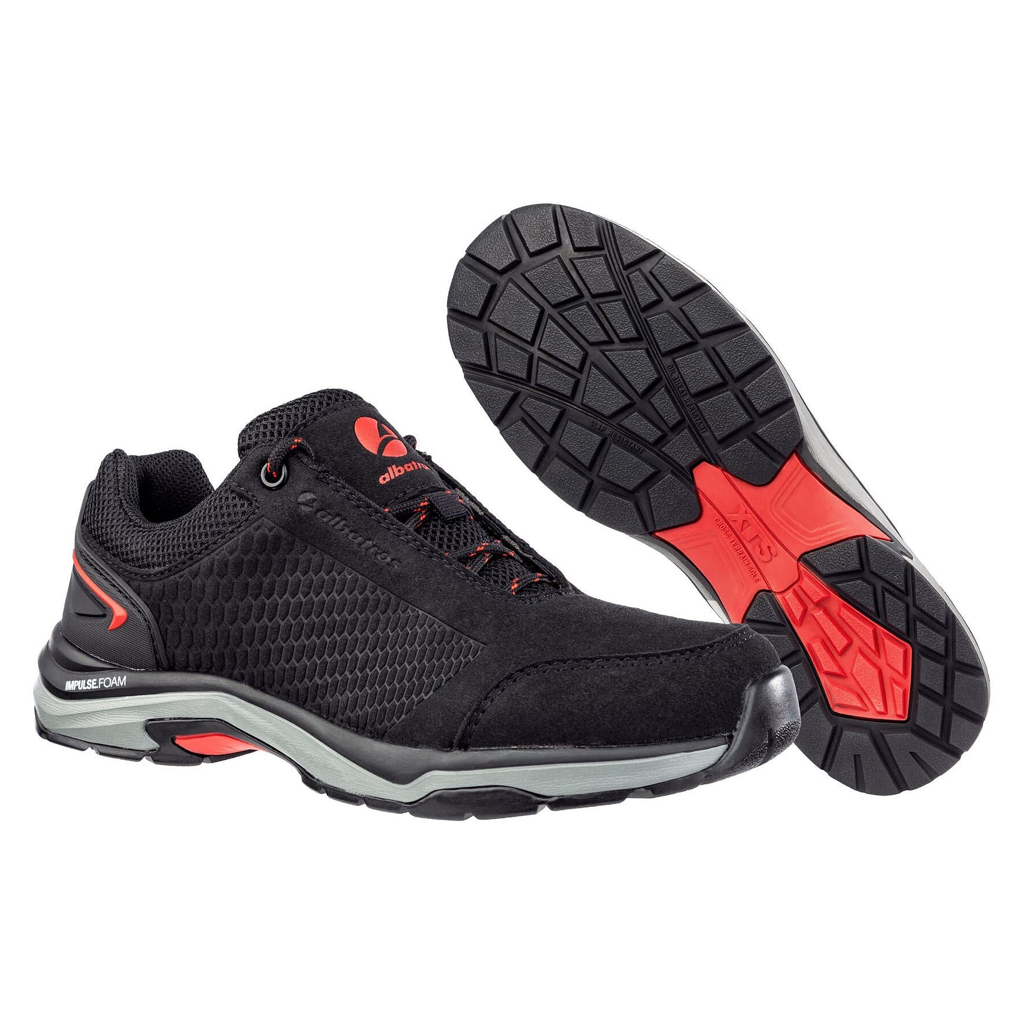 Chaussure professionnelle O1 VIALE BLACK LOW sans embout, sans métal, semelle XTS TRAIL, noir - PUMA Safety 654430200