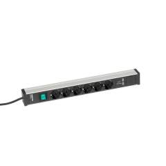 Treston TPR4-001. Treston Power rail 468, 6 sockets + switch + 2xUSB