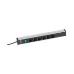 Treston TPR4-005. Treston Power rail 468, 6 sockets + switch