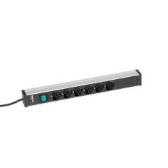 Treston TPR4-005. Treston Power rail 468, 6 sockets + switch