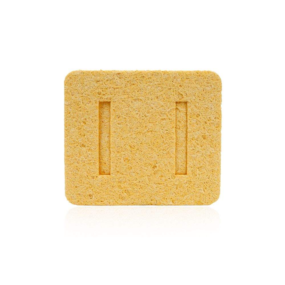 Quick SCHW02. Schwamm für Lötspitzenreinigung 55x55 mm, 2-fach geschlitzt