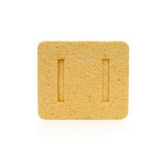 Quick SCHW02. Schwamm für Lötspitzenreinigung 55x55 mm, 2-fach geschlitzt