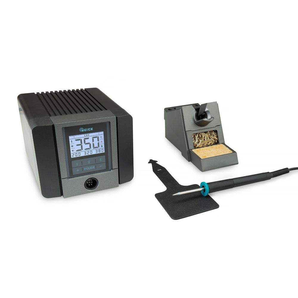 Quick TS1200D. Industrie Lötstation 120 Watt mit Rapid-Kartuschen-Lötspitzen