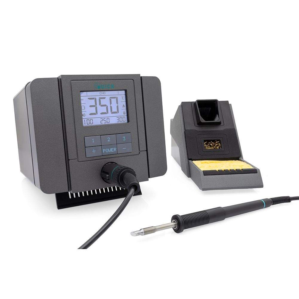 Quick TS8. Digitale LCD Industrie-Handlötstation 150W, 230V, kalibrierbar, 100°-500°C, 3 Festspeicher, ESD, Auto-Standby