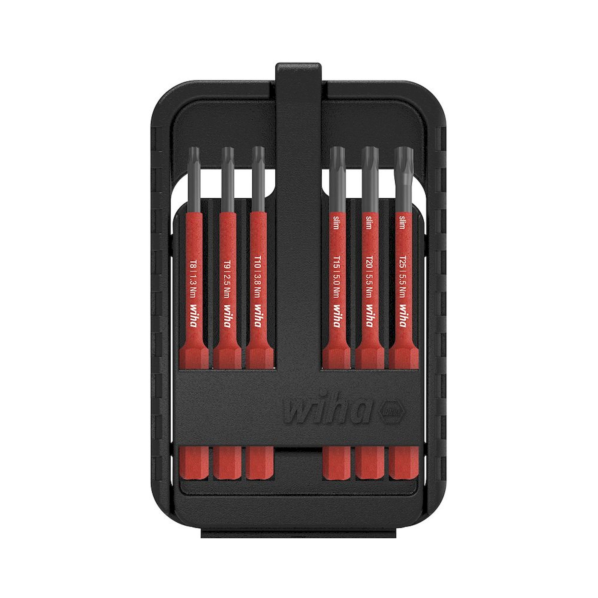 Wiha Bit Set slimBit electric Torx 7-tlg. inkl. slimBit-Box (43153)