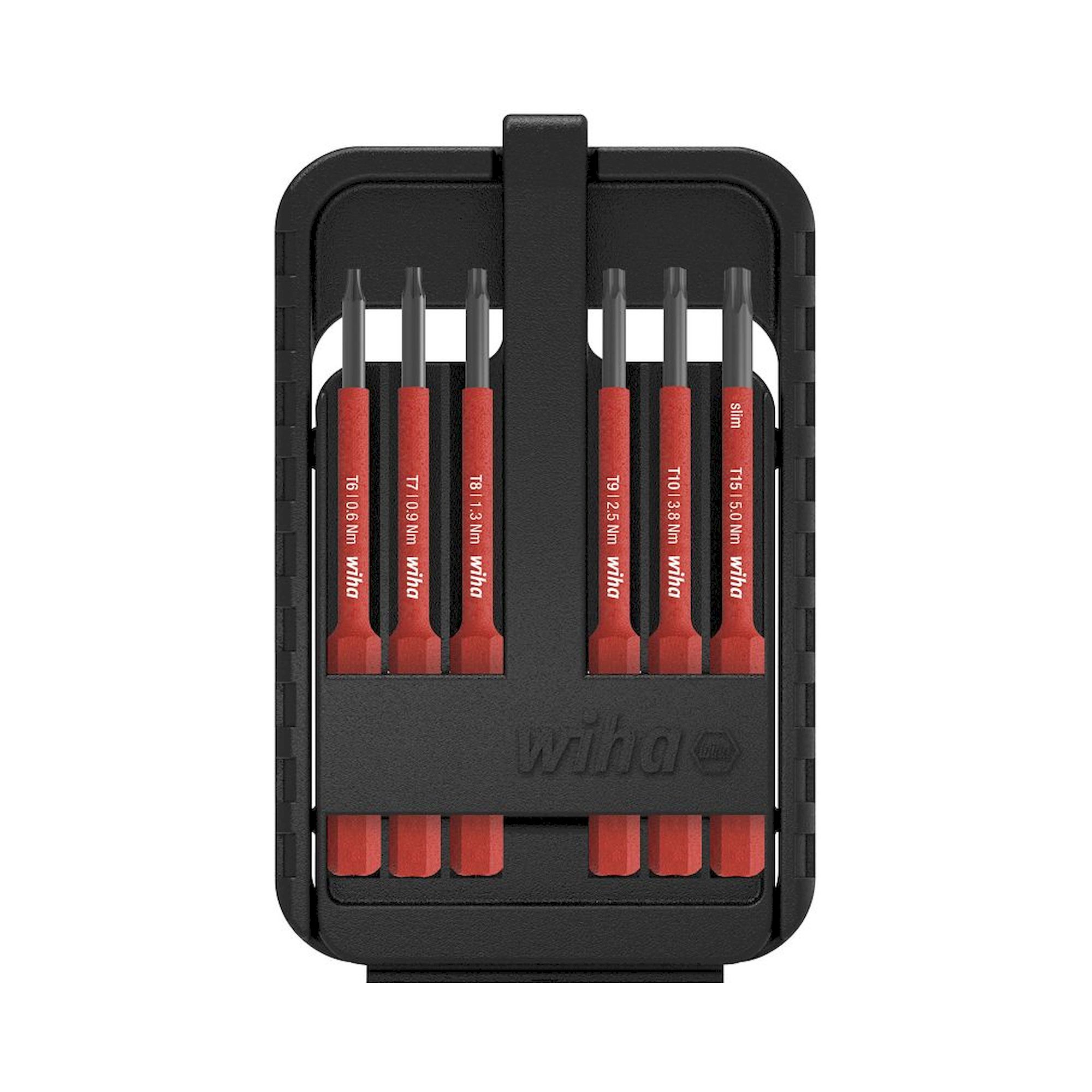 Wiha slimBit electric bit set Torx, 7-pcs. incl. SlimBit box (43154)