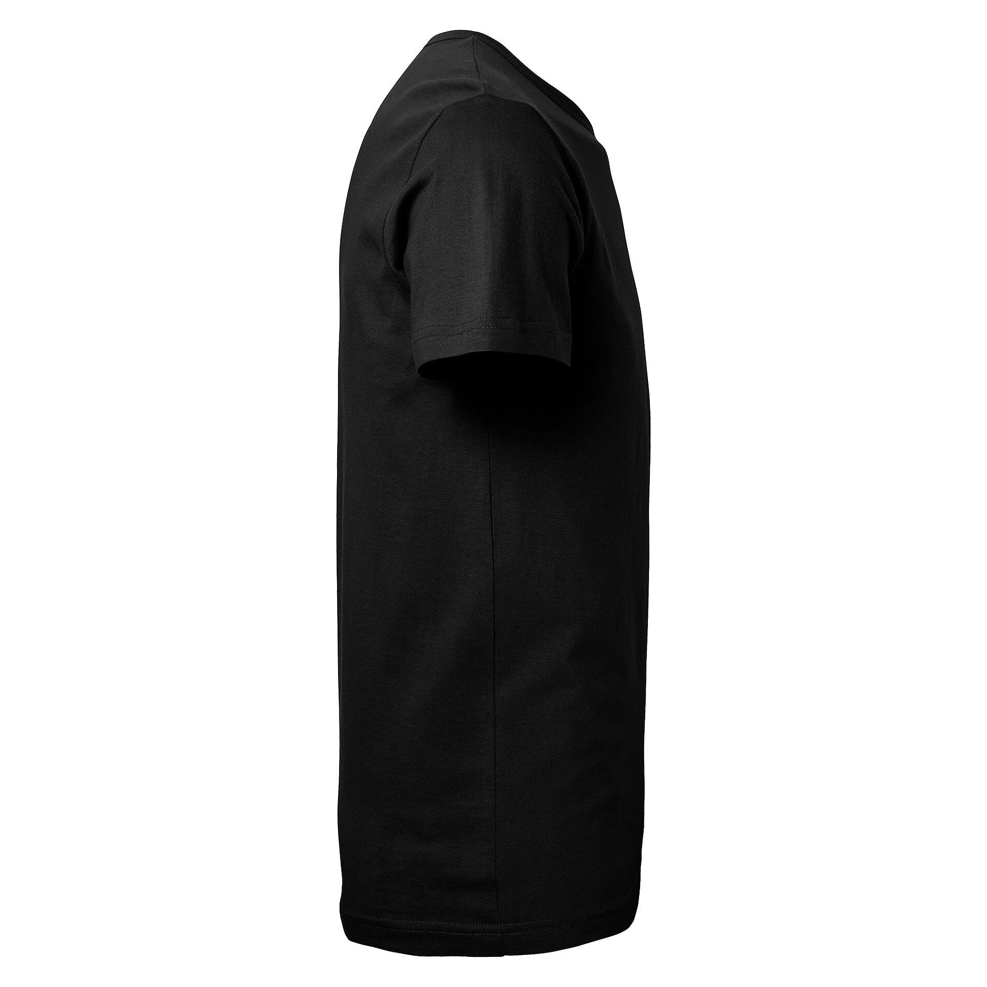 T-shirt homme Delray en jersey de coton bio lavé silicone, coupe ajustée, noir - South West 1000186001