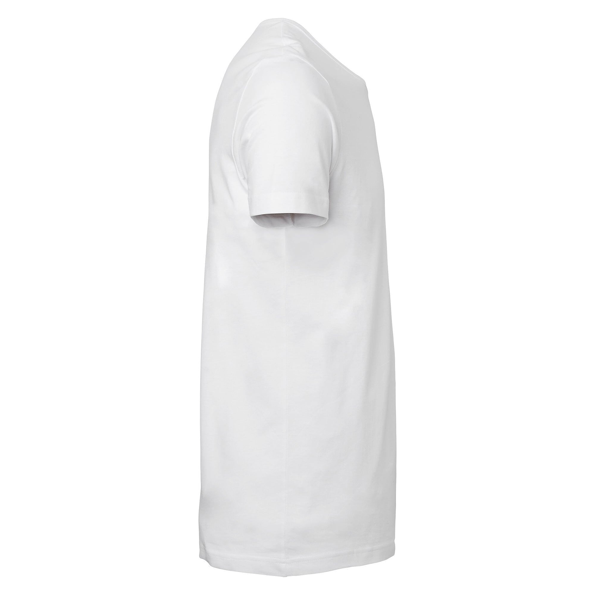 T-shirt Delray homme en jersey de coton bio lavé à la silicone, coupe ajustée, blanc - South West 1000186101