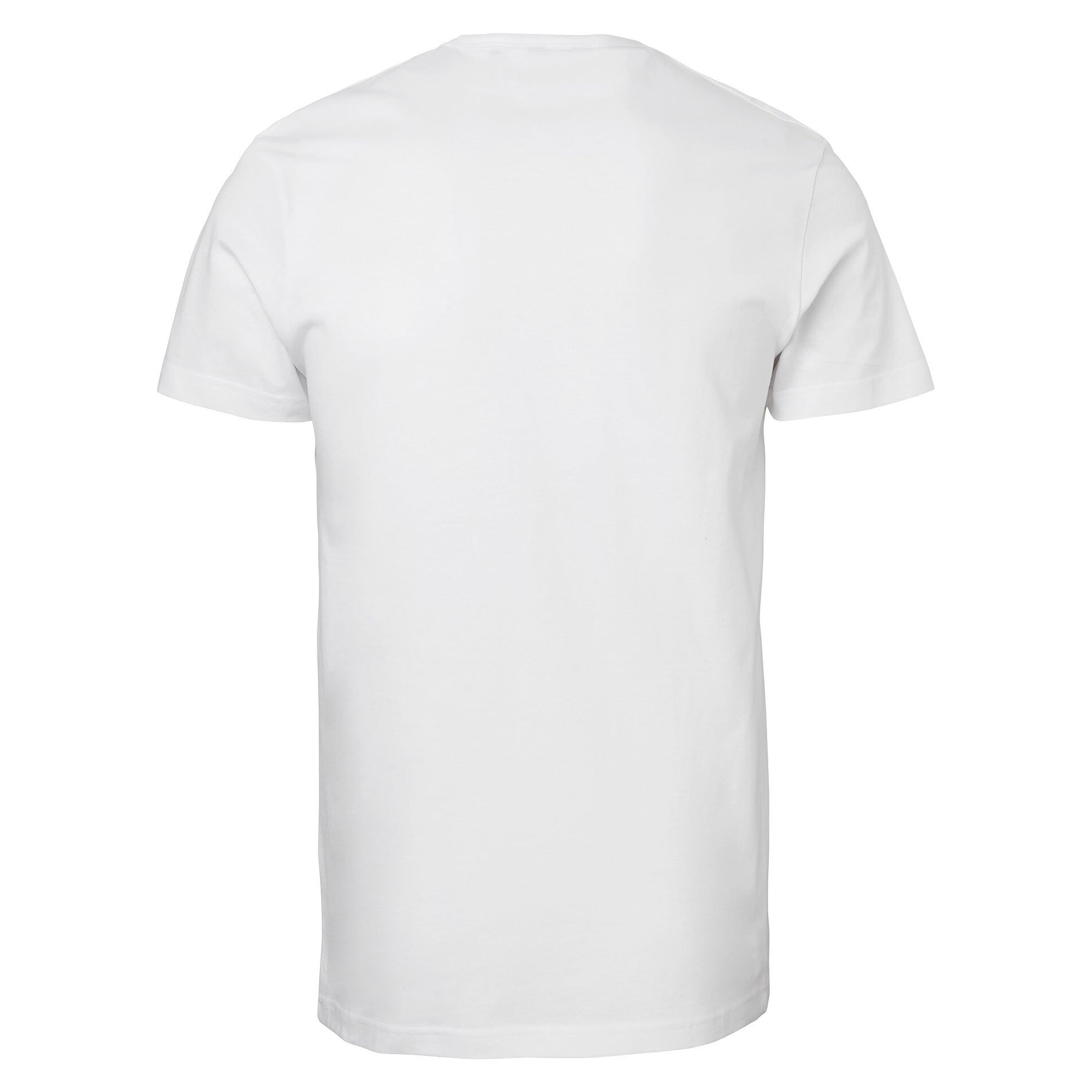T-shirt Delray homme en jersey de coton bio lavé à la silicone, coupe ajustée, blanc - South West 1000186101