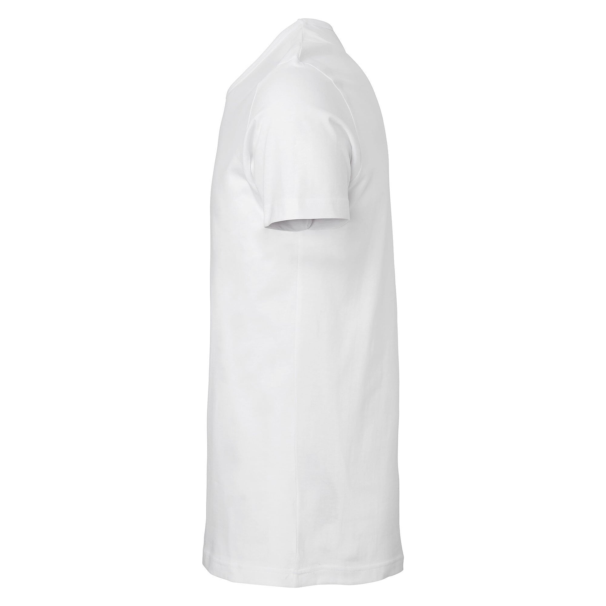T-shirt Delray homme en jersey de coton bio lavé à la silicone, coupe ajustée, blanc - South West 1000186101