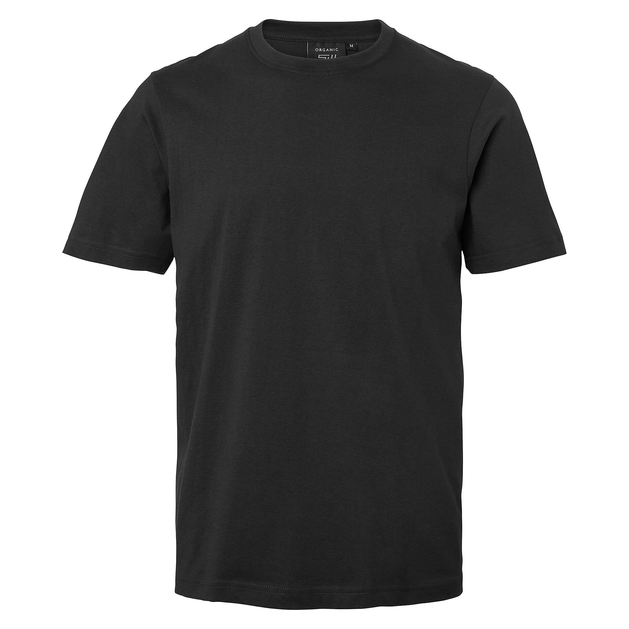 Kings T-shirt in combed organic cotton, single jersey, unisex, black - South West 1000188001