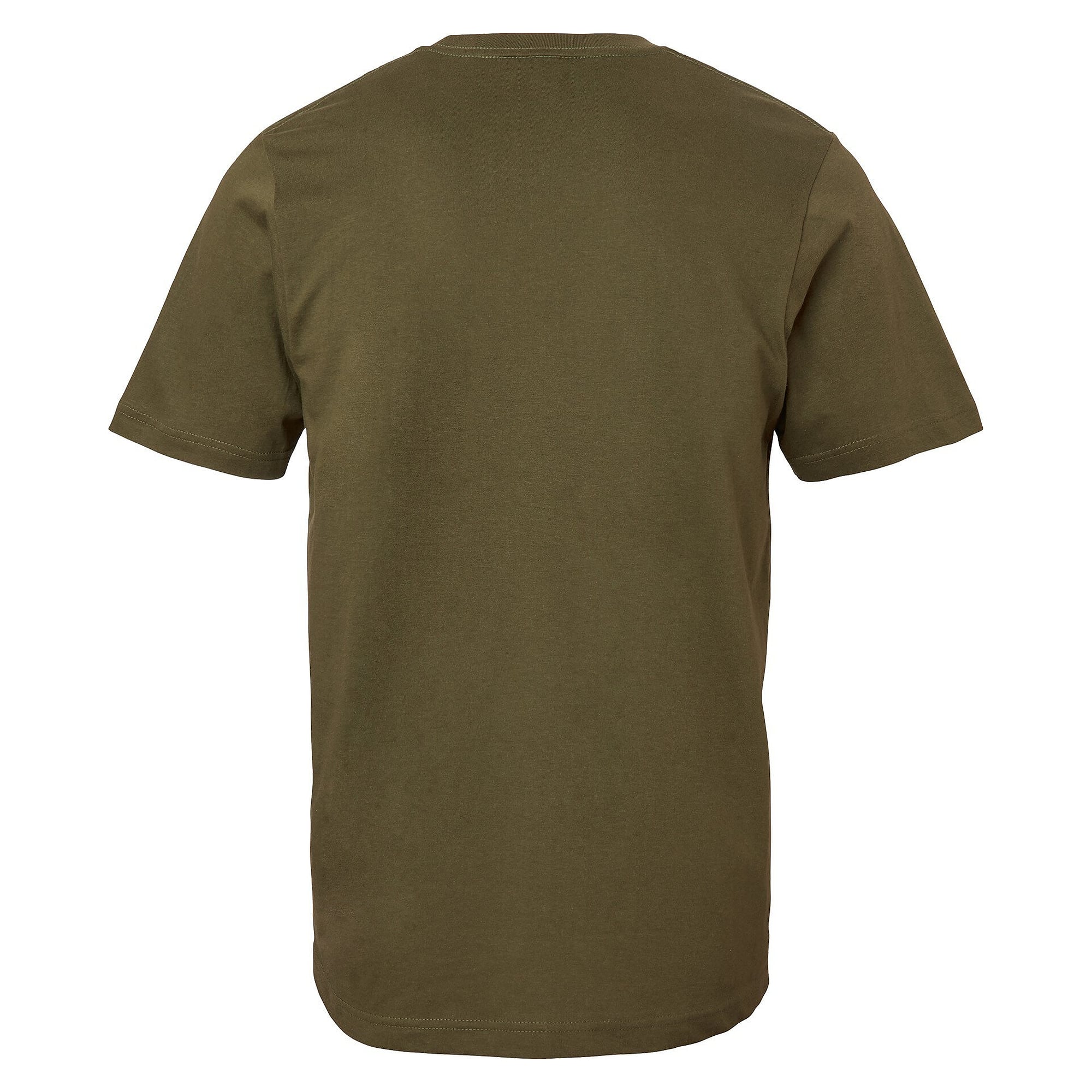 T-Shirt Kings Unisex aus gekämmter Bio-Baumwolle mit Lycra-Rippkragen, oliv - South West 1000188305