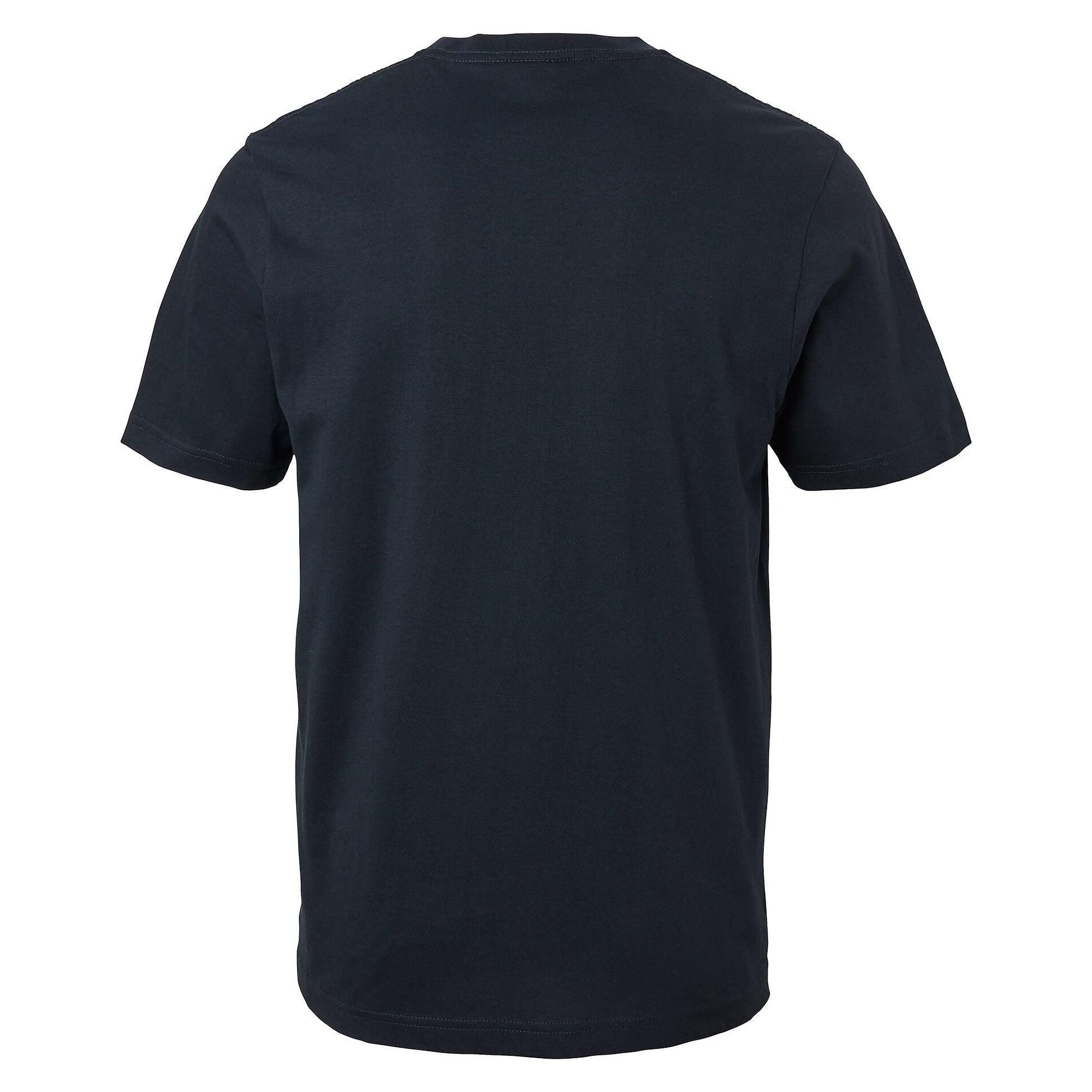 T-shirt Kings en coton bio peigné, jersey simple, unisexe, bleu marine - South West 1000188403