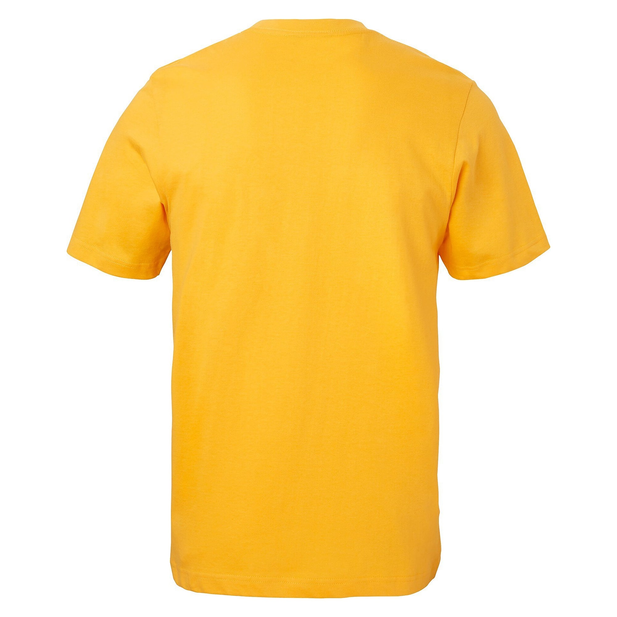T-shirt Kings unisexe en coton bio peigné, col côtelé en lycra, jaune - South West 1000188704