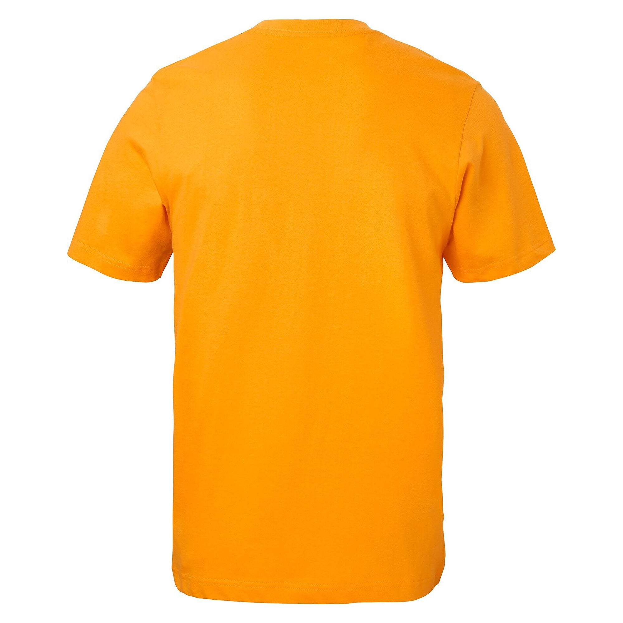 T-shirt Kings unisexe en coton bio peigné, col côtelé en lycra, orange - South West 1000188806