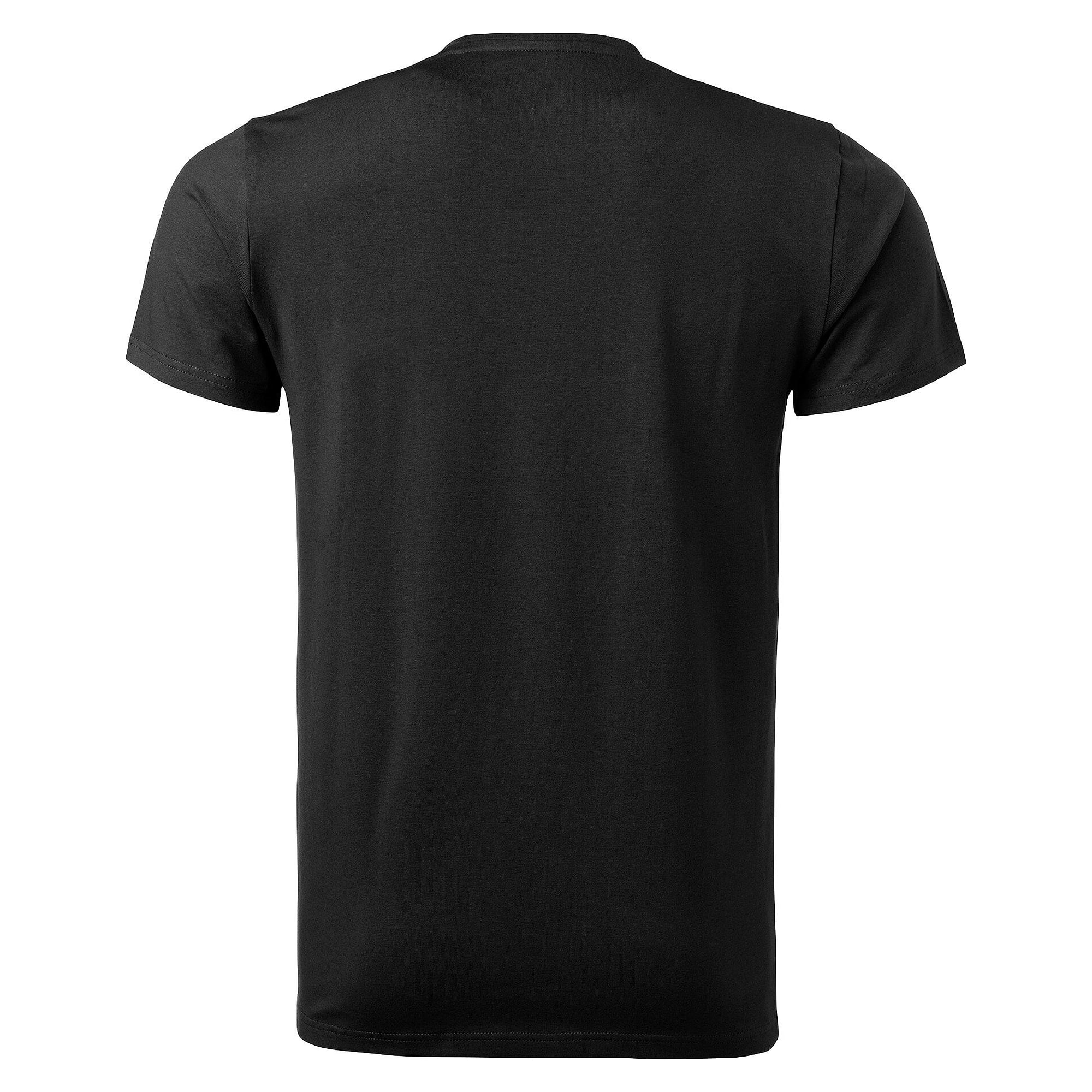 T-shirt homme Norman en coton bio Fairtrade avec stretch, noir - South West 1000196001