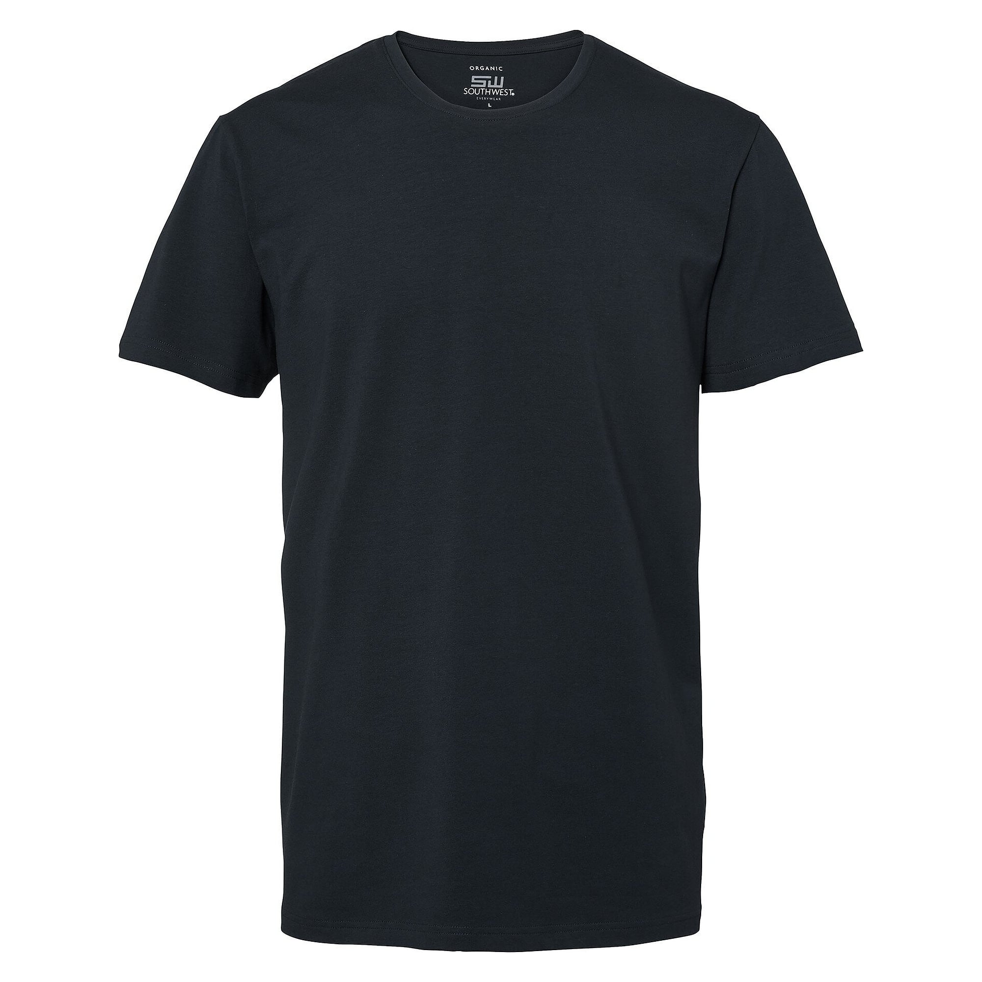 Herren-T-Shirt Norman aus Fairtrade-Bio-Baumwolle mit Stretch, Navyblau - South West 1000196403