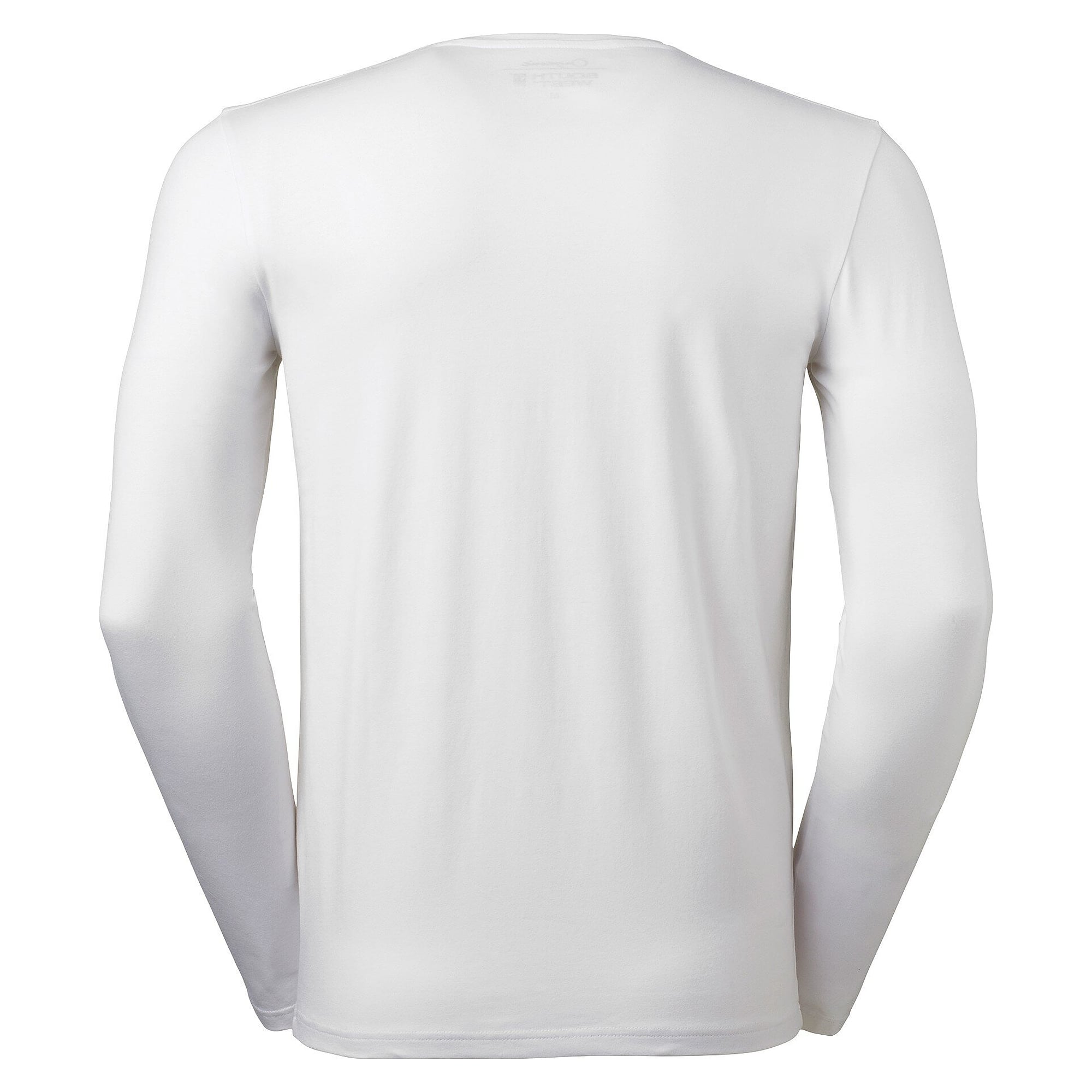Langarm-T-Shirt Leo für Herren aus Fairtrade-Bio-Baumwolle mit Stretch, weiß - South West 1000197101