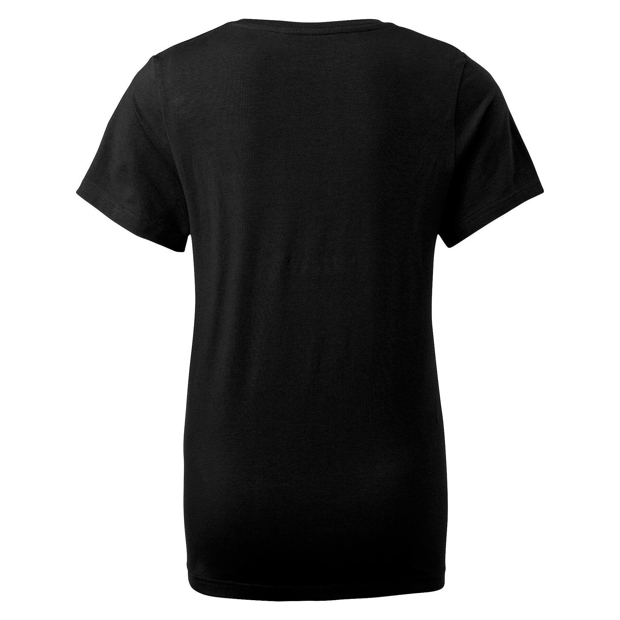 T-shirt femme Nora en coton bio Fairtrade avec stretch, noir - South West 1000198001