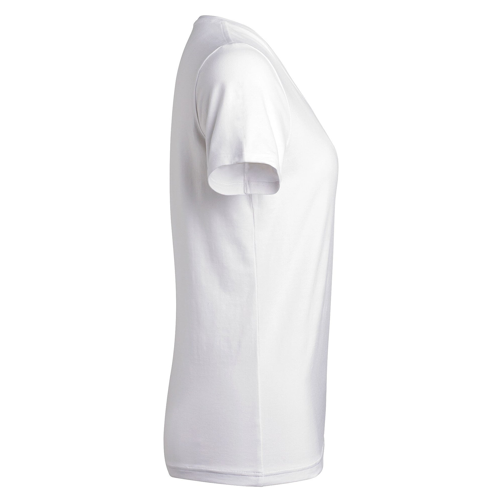 T-shirt femme Nora en coton bio Fairtrade avec stretch, blanc - South West 1000198101
