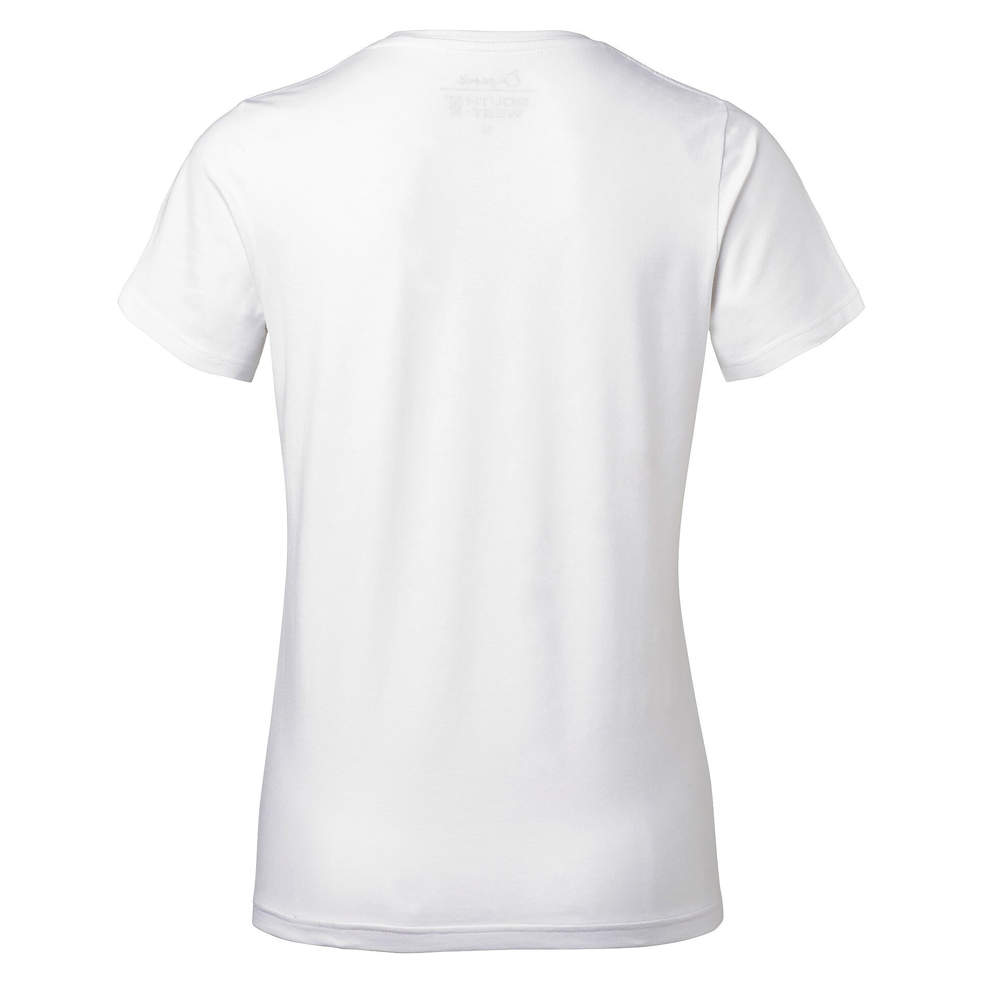 T-shirt femme Nora en coton bio Fairtrade avec stretch, blanc - South West 1000198101