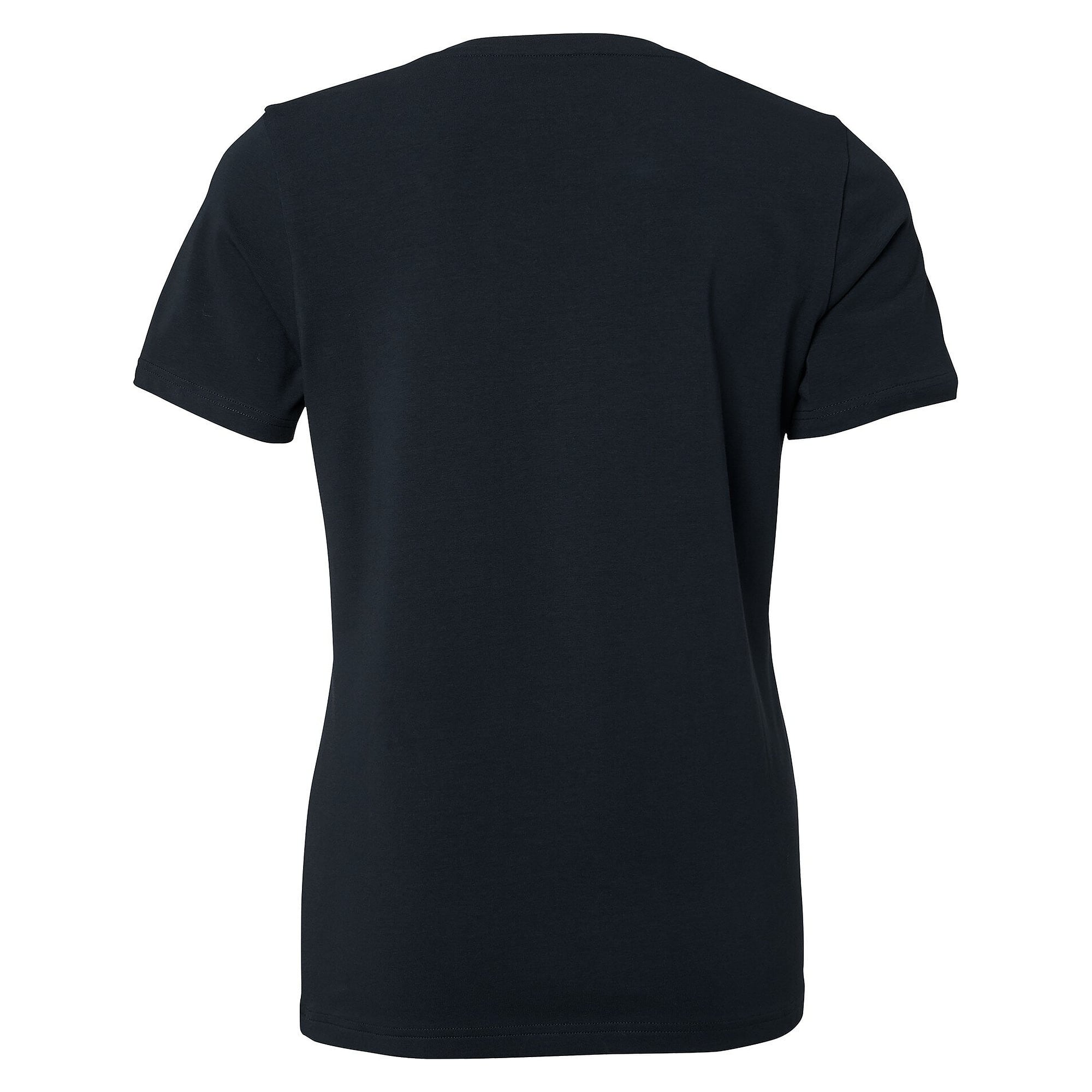 T-shirt femme Nora en coton bio Fairtrade avec stretch, bleu marine - South West 1000198403