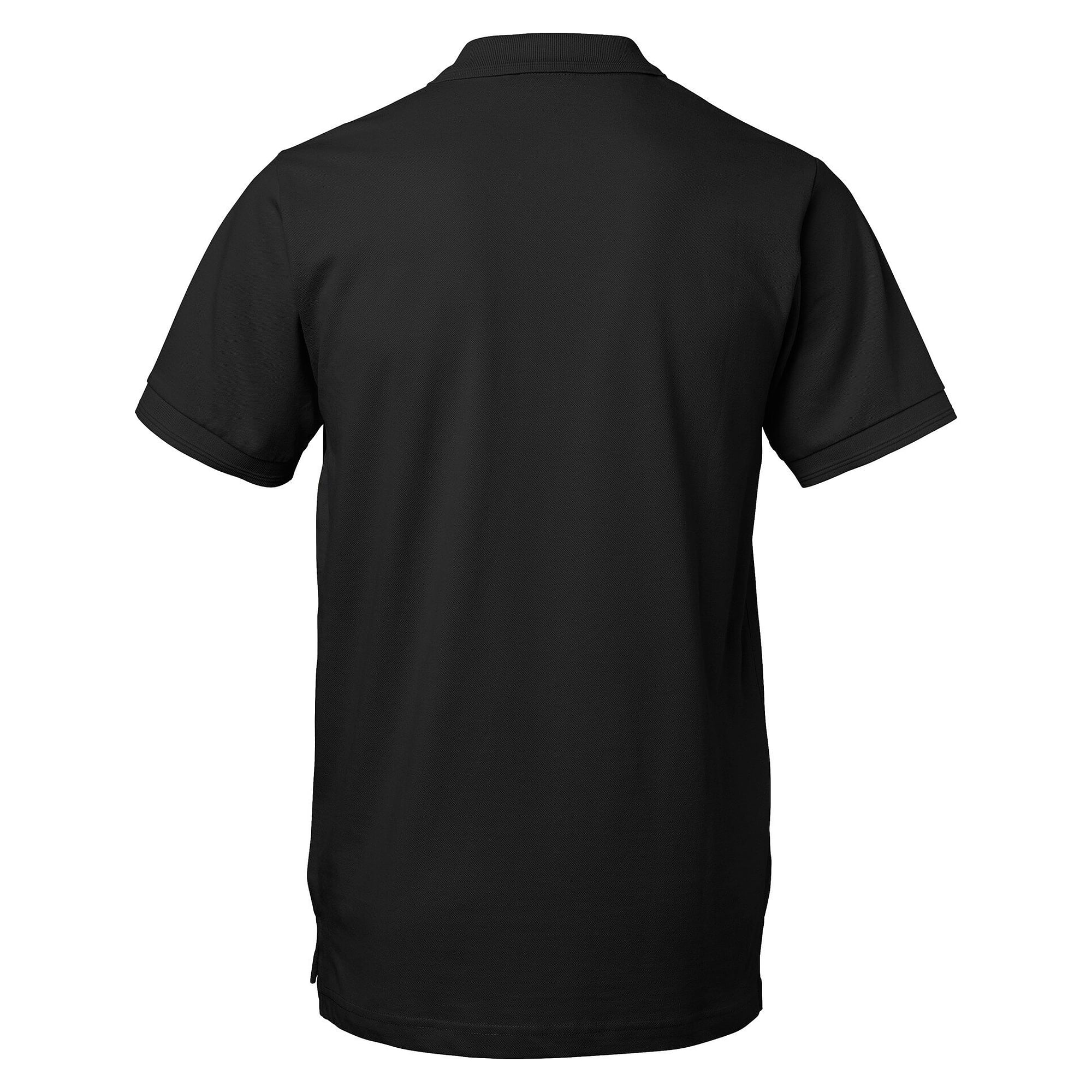 Klassisches Piqué-Poloshirt Coronado für Herren aus Baumwolle mit Seitenschlitzen, schwarz - South West 1000205001