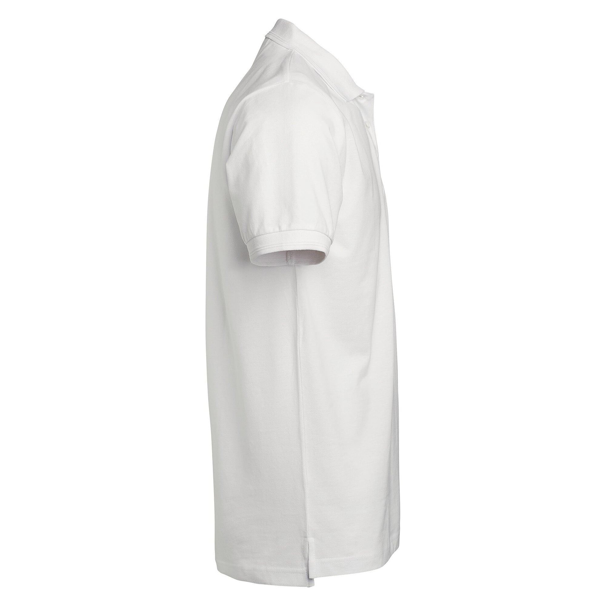 Klassisches Piqué-Poloshirt Coronado für Herren aus Baumwolle mit Seitenschlitzen, weiß - South West 1000205101