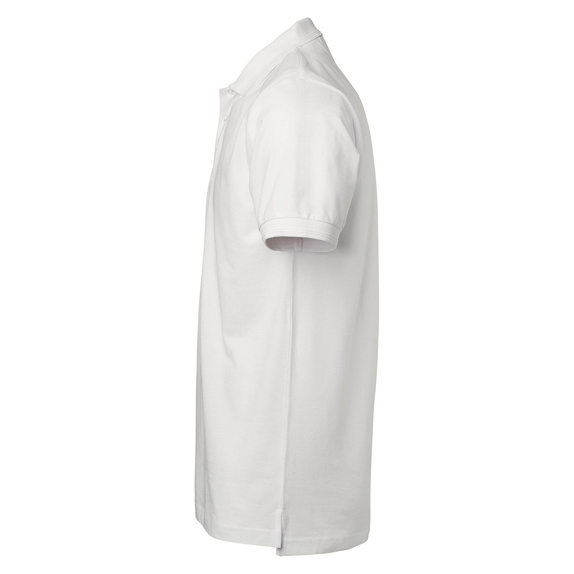 Klassisches Piqué-Poloshirt Coronado für Herren aus Baumwolle mit Seitenschlitzen, weiß - South West 1000205101