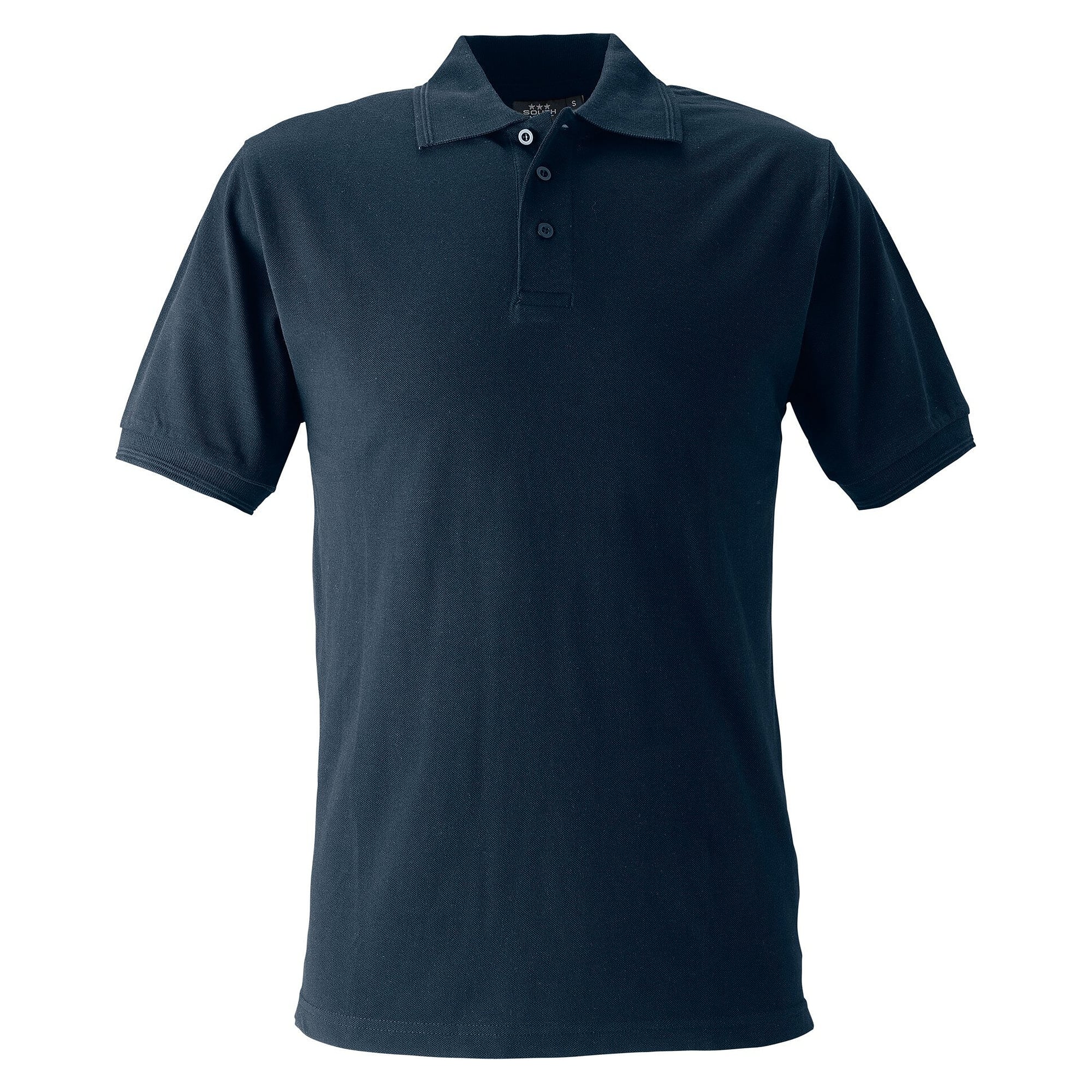 Klassisches Piqué-Poloshirt Coronado für Herren aus Baumwolle mit Seitenschlitzen, navyblau - South West 1000205403